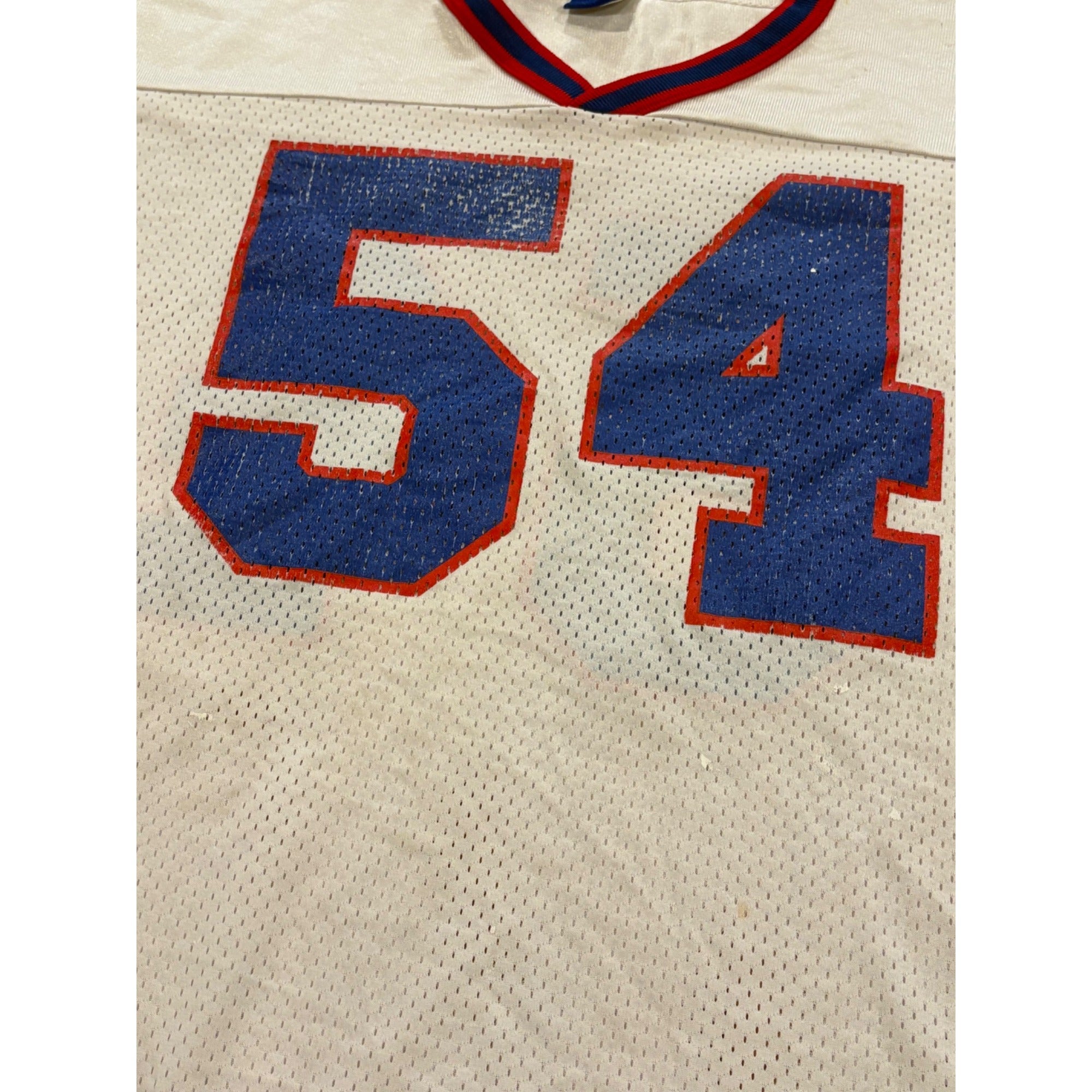 Vintage 90's Champion Buffalo Bills Chris Spielman #54 NFL Jersey Men's Size 52