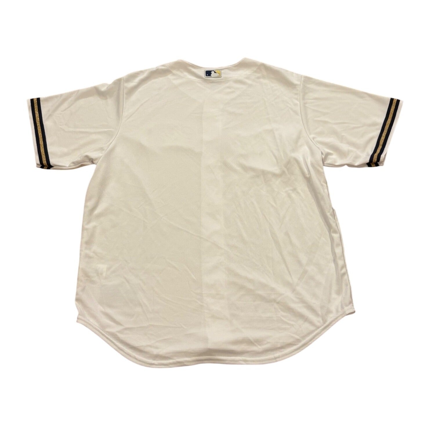 Majestic Milwaukee Brewers Cool Base MLB Baseball White Men's Size Large NEW