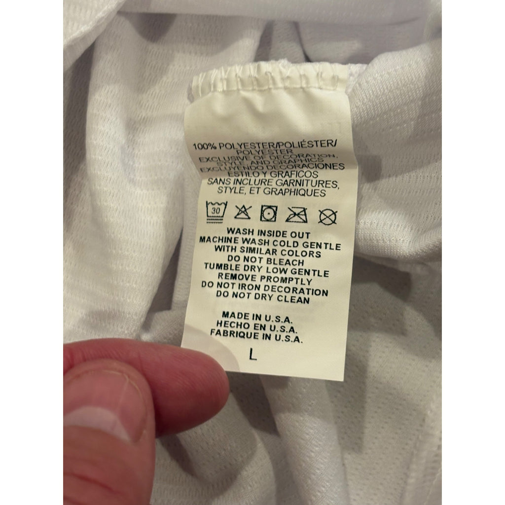 Majestic Milwaukee Brewers Cool Base MLB Baseball White Men's Size Large NEW