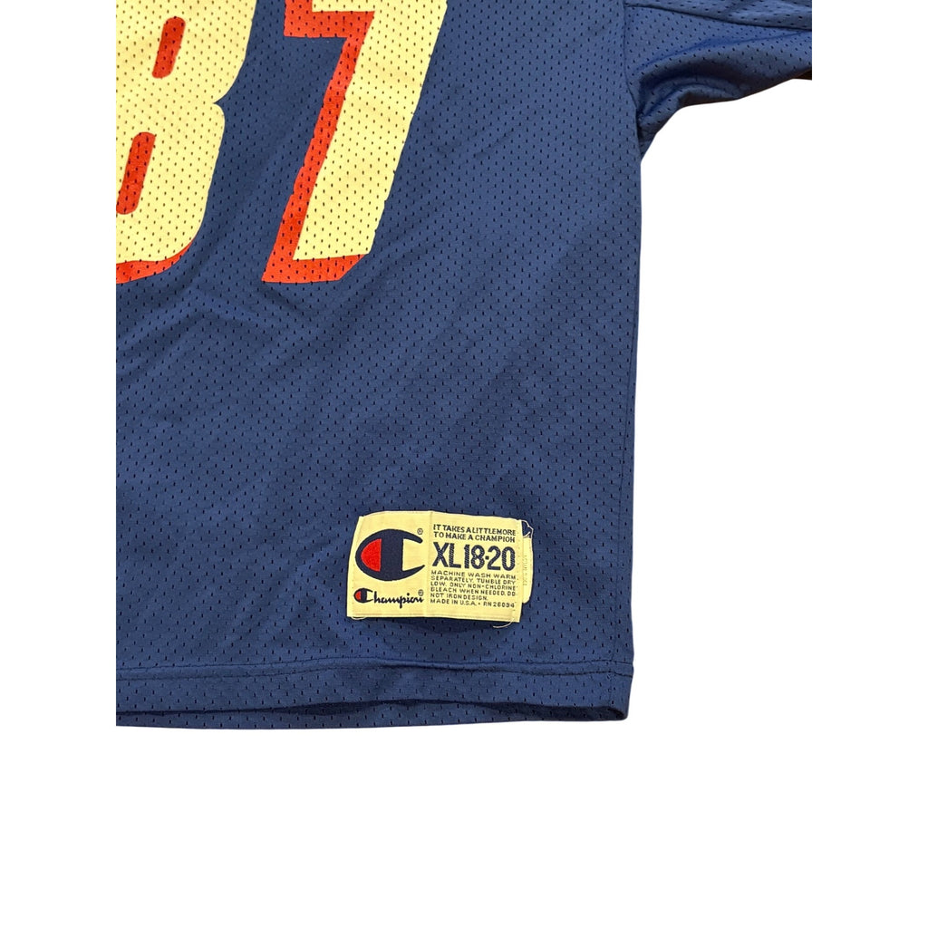 Vintage 90s Champion New England Patriots Ben Coates #87 NFL Jersey Youth XL