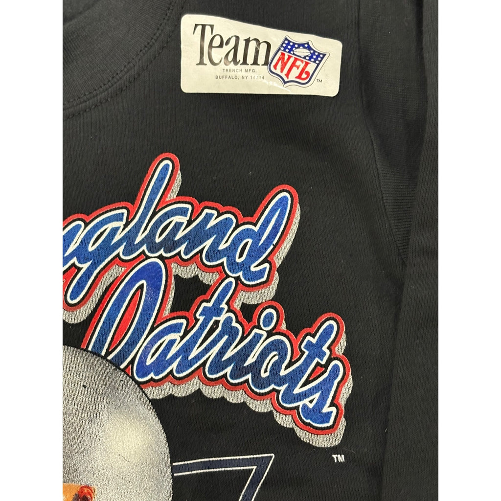 Vintage 1995 Trench Kids New England Patriots Crewneck Sweatshirt Small NWT