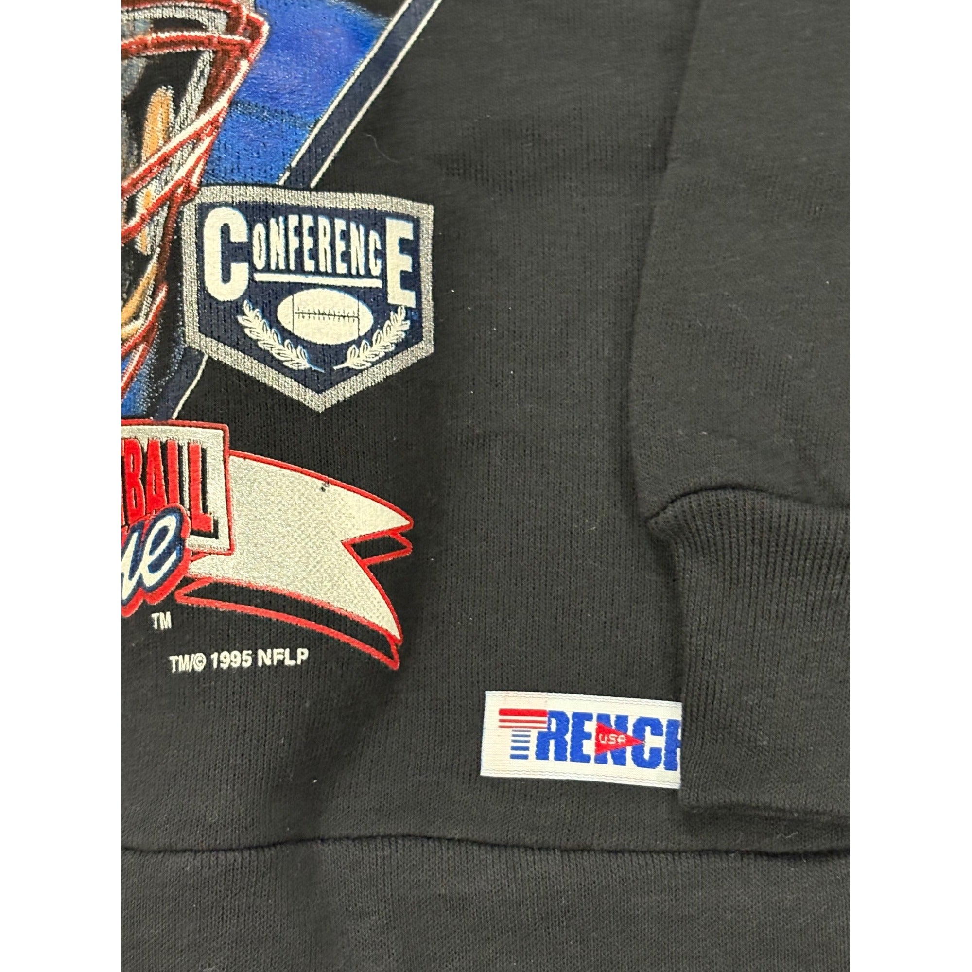 Vintage 1995 Trench Kids New England Patriots Crewneck Sweatshirt Small NWT