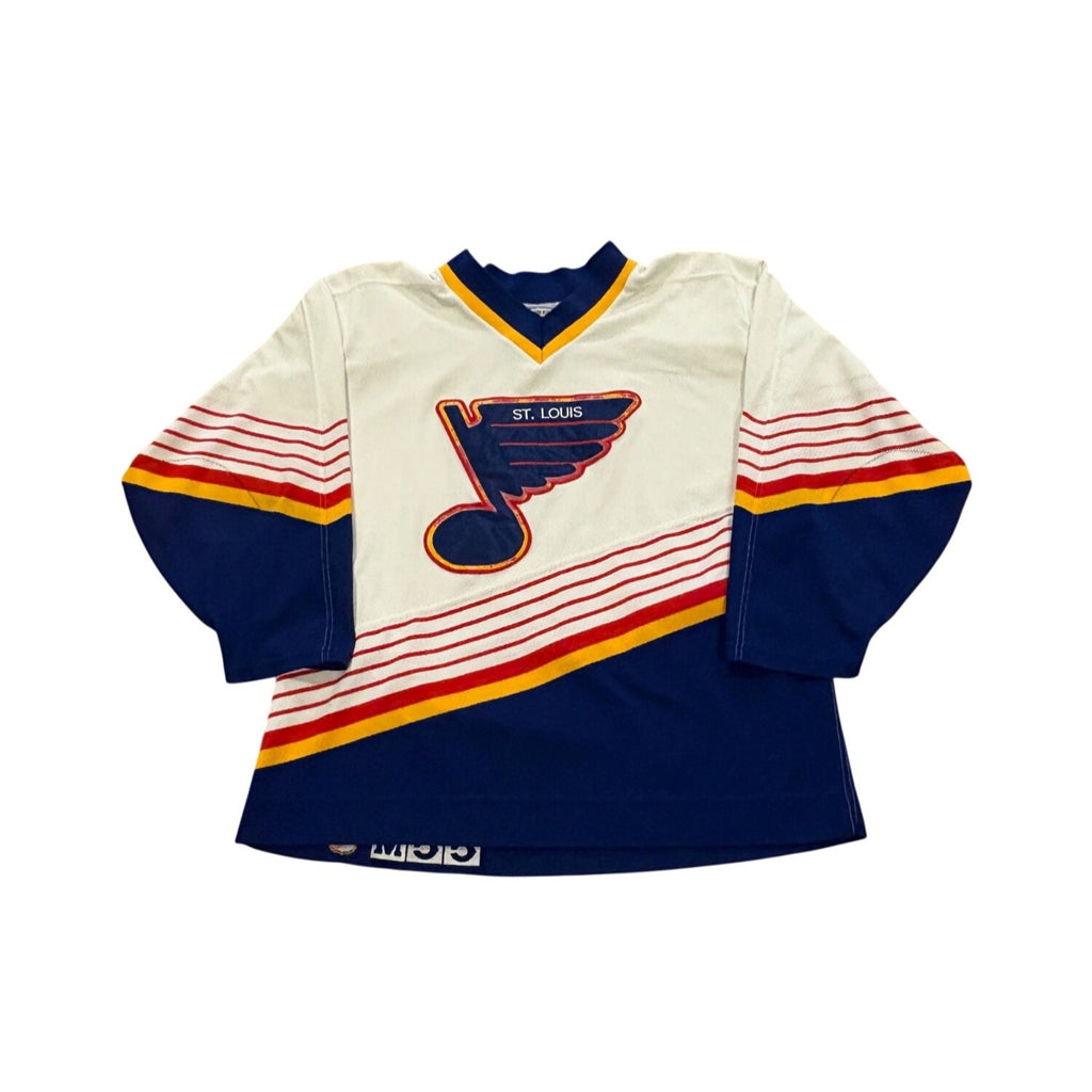 Vintage 90s CCM Center Ice St. Louis Blues Authentic NHL Hockey Jersey Men's 48