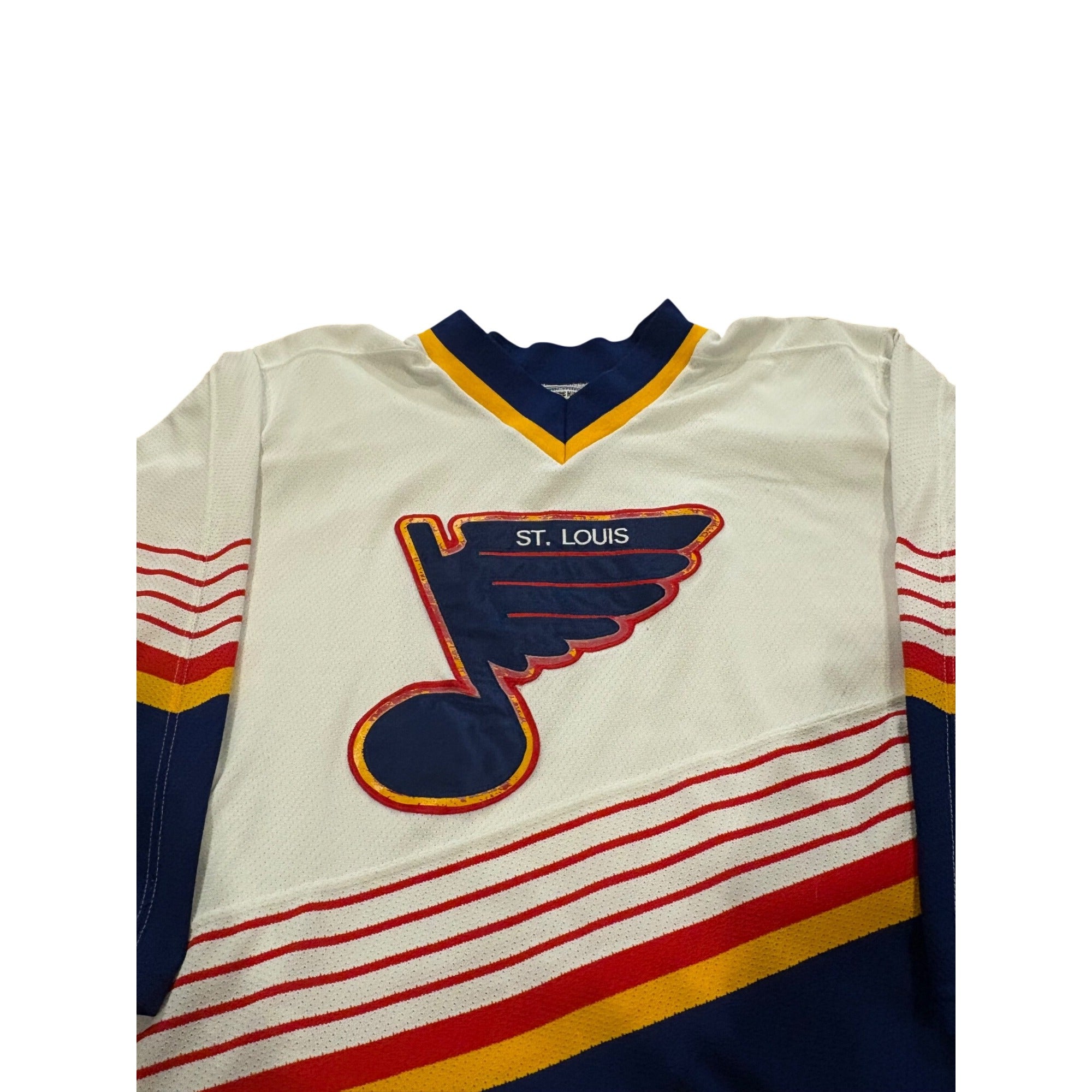 Vintage 90s CCM Center Ice St. Louis Blues Authentic NHL Hockey Jersey Men's 48