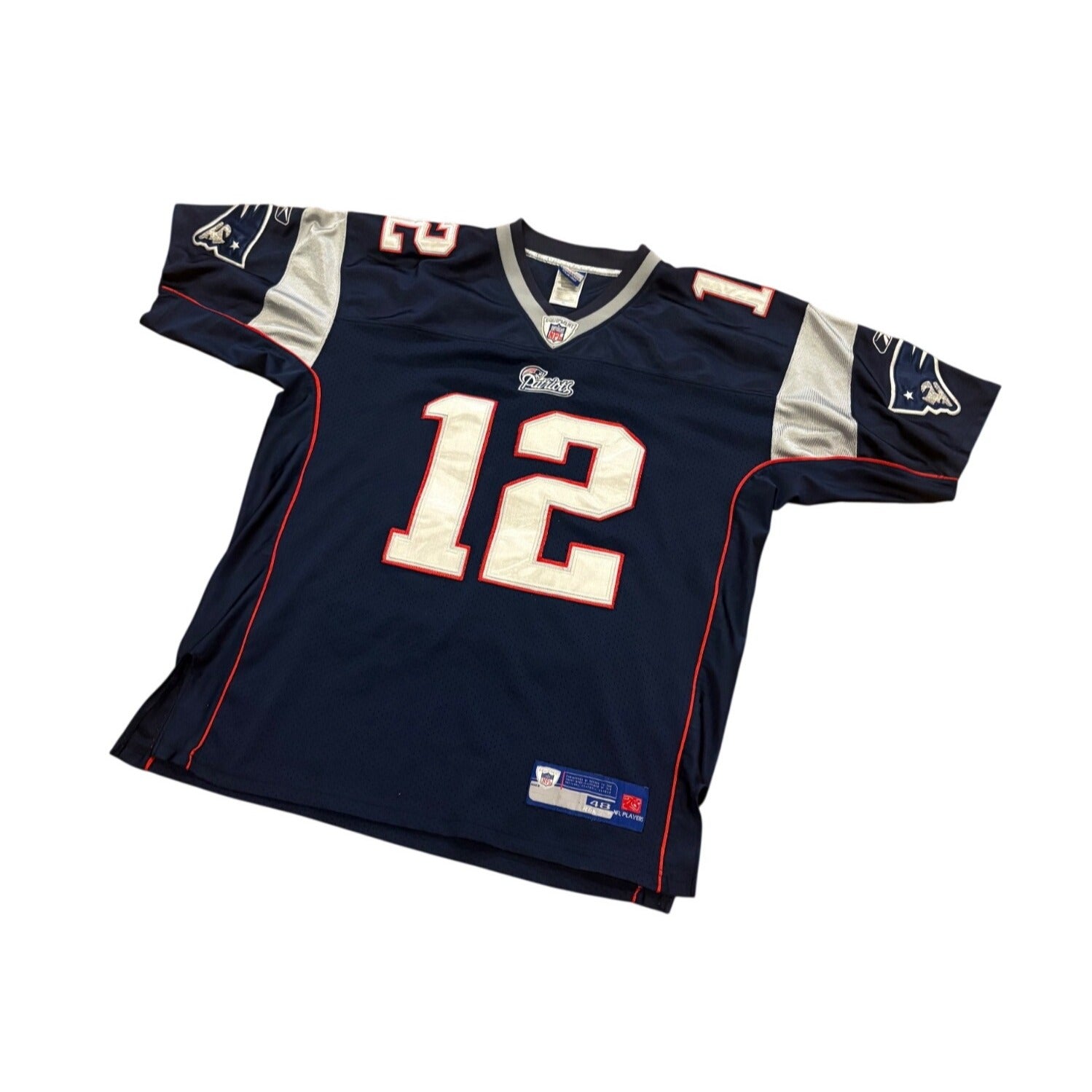 Reebok New England Patriots Tom Brady #12 Stitched NFL Football Jersey Men's 48
