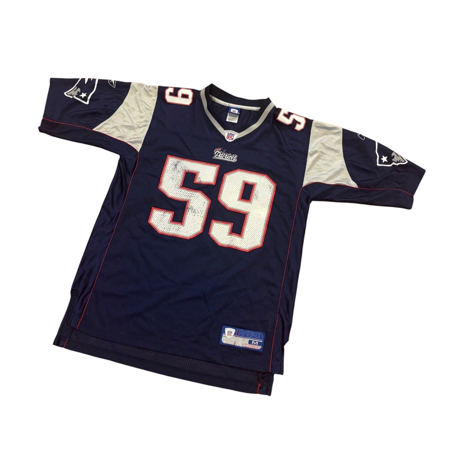 Reebok New England Patriots Rosevelt Colvin #59 NFL Football Jersey Men's Medium