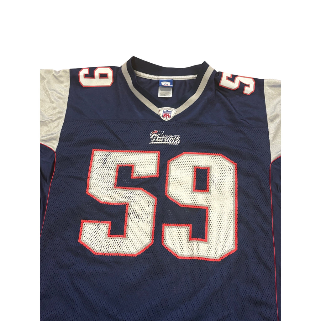 Reebok New England Patriots Rosevelt Colvin #59 NFL Football Jersey Men's Medium