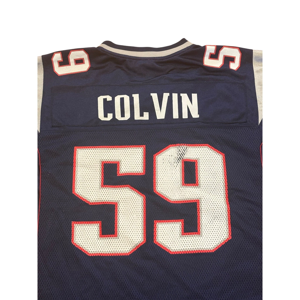 Reebok New England Patriots Rosevelt Colvin #59 NFL Football Jersey Men's Medium