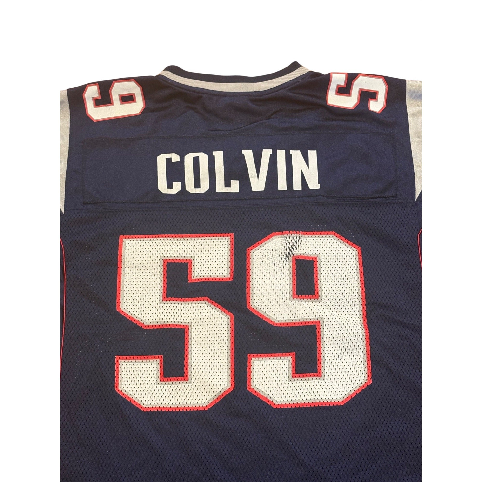 Reebok New England Patriots Rosevelt Colvin #59 NFL Football Jersey Men's Medium