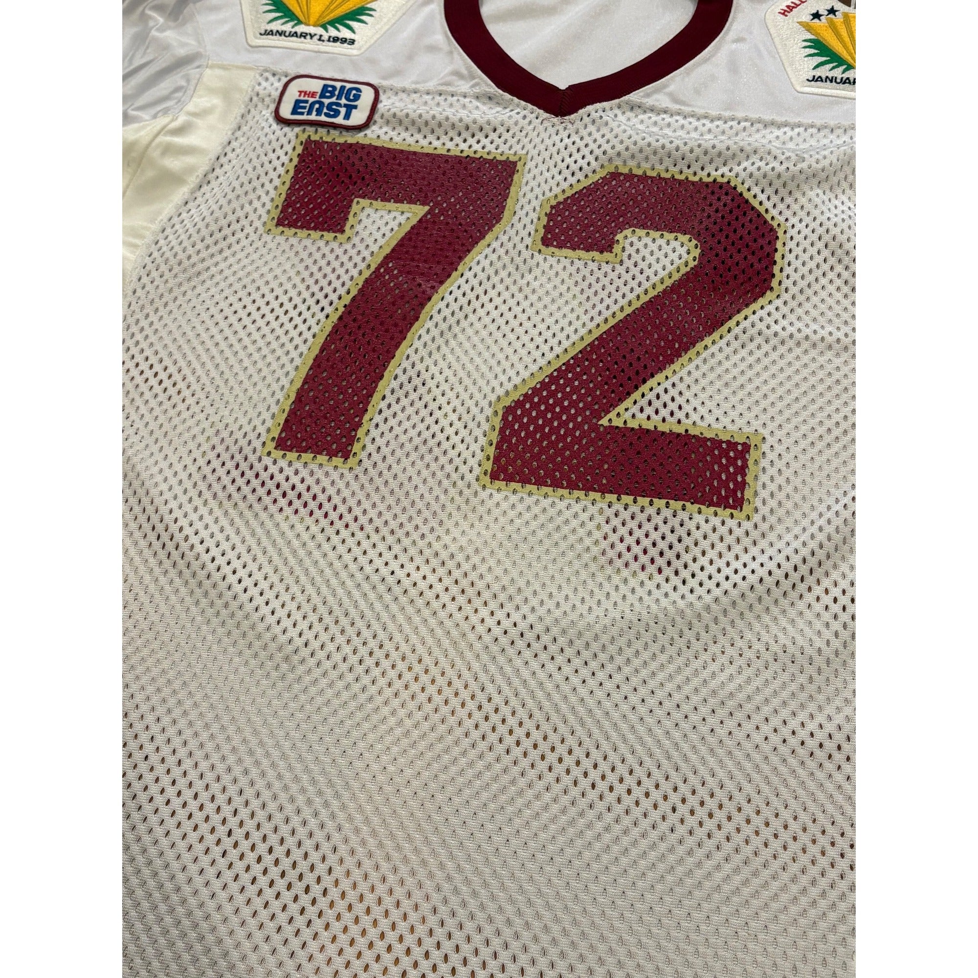 Vintage Champion Boston College #72 1993 Hall of Fame Bowl Team Issued Jersey 50