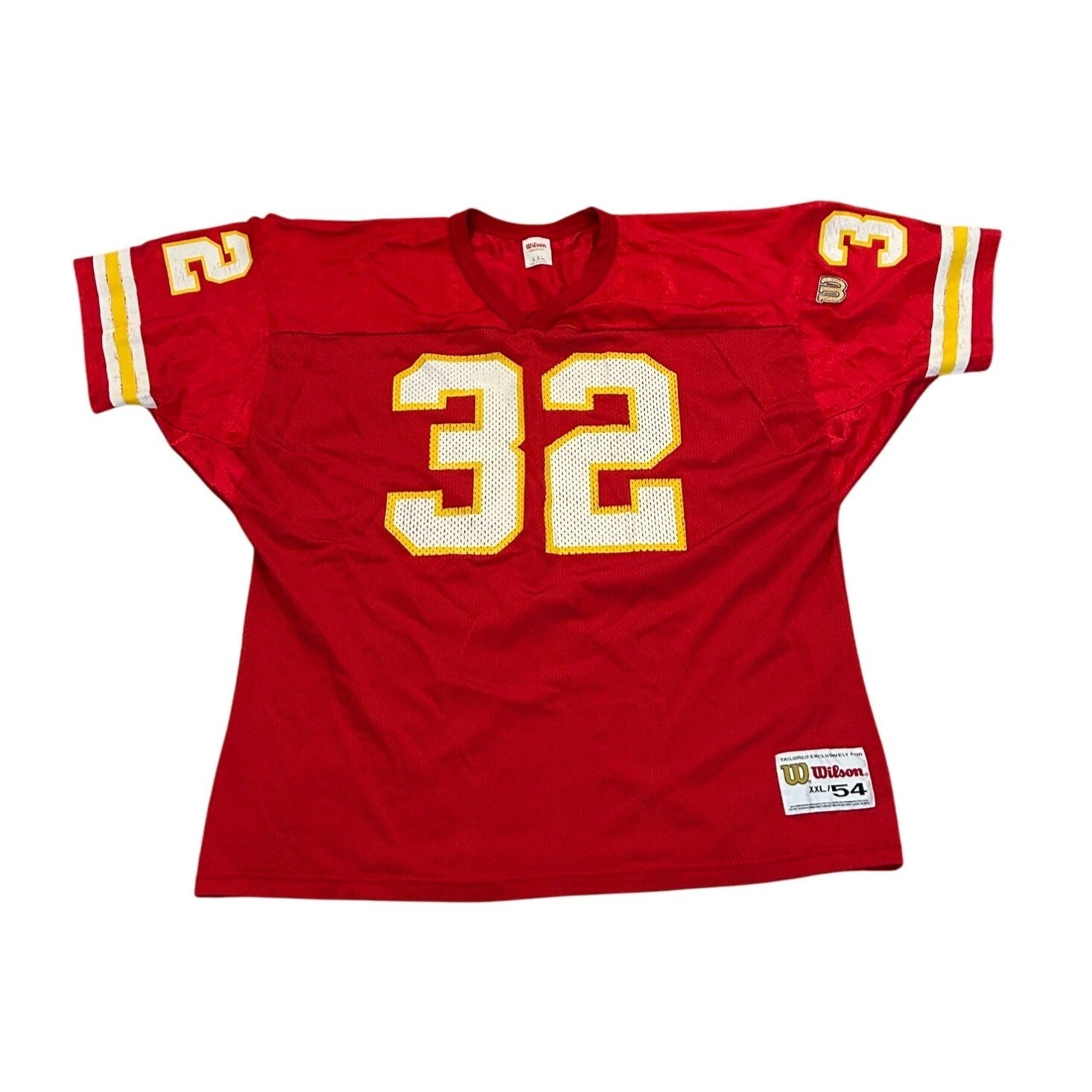 Vintage 1990's Wilson Kansas City Chiefs Marcus Allen #32 NFL Jersey Men's 2XL