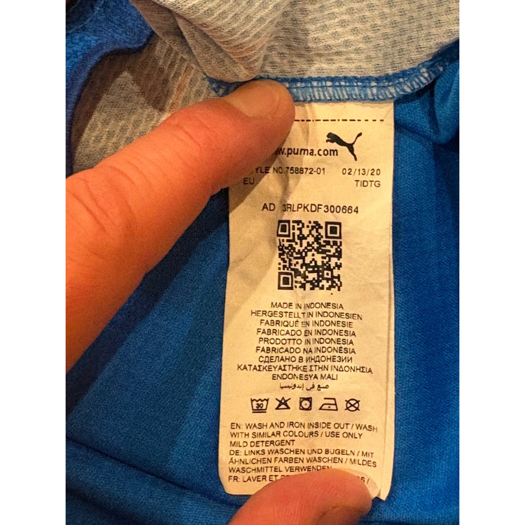 Puma 2020 Iceland National Football Team Home Kit Soccer Jersey Men's Medium