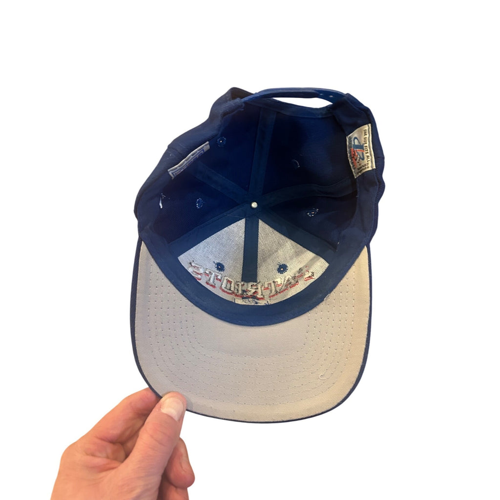 Vintage 1990's New England Patriots NFL Logo Athletic Diamond Spike Snapback Hat