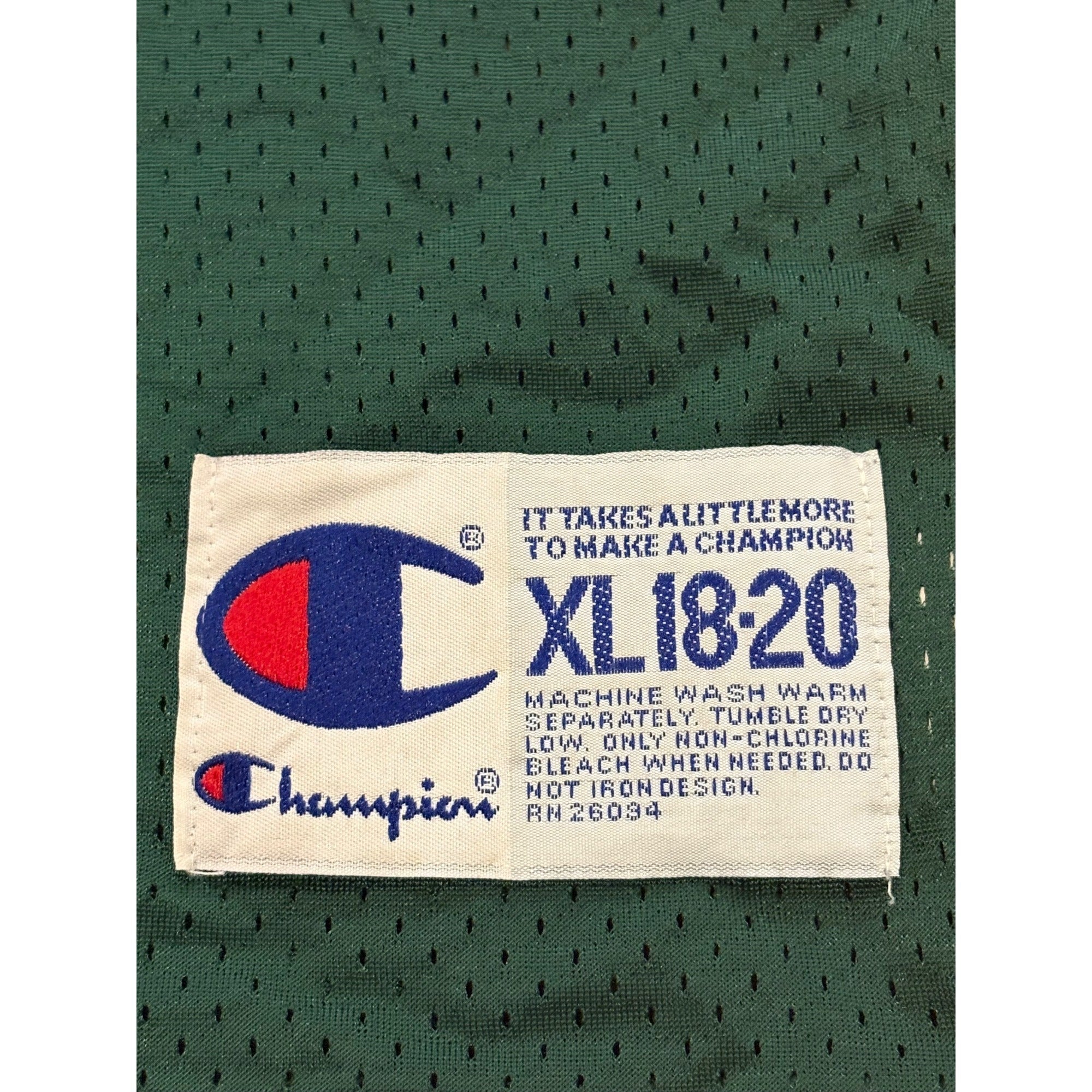 Vintage Champion Green Bay Packers Brett Favre #4 NFL Jersey Youth Size XL 18-20