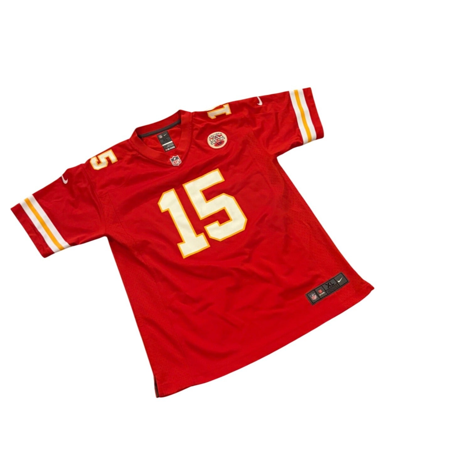 Nike Kansas City Chiefs Patrick Mahomes #15 Red NFL Football Jersey Youth XL