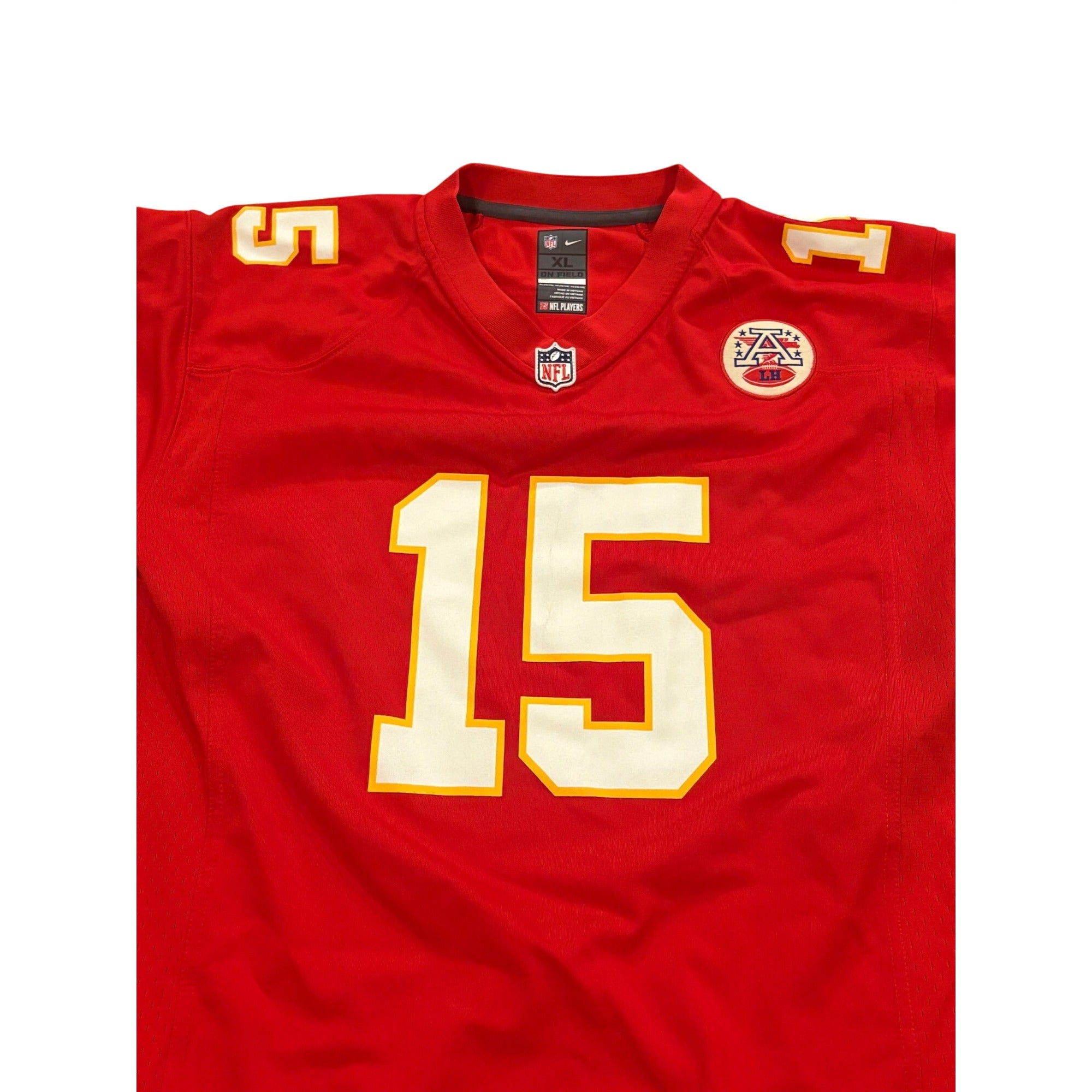 Nike Kansas City Chiefs Patrick Mahomes #15 Red NFL Football Jersey Youth XL