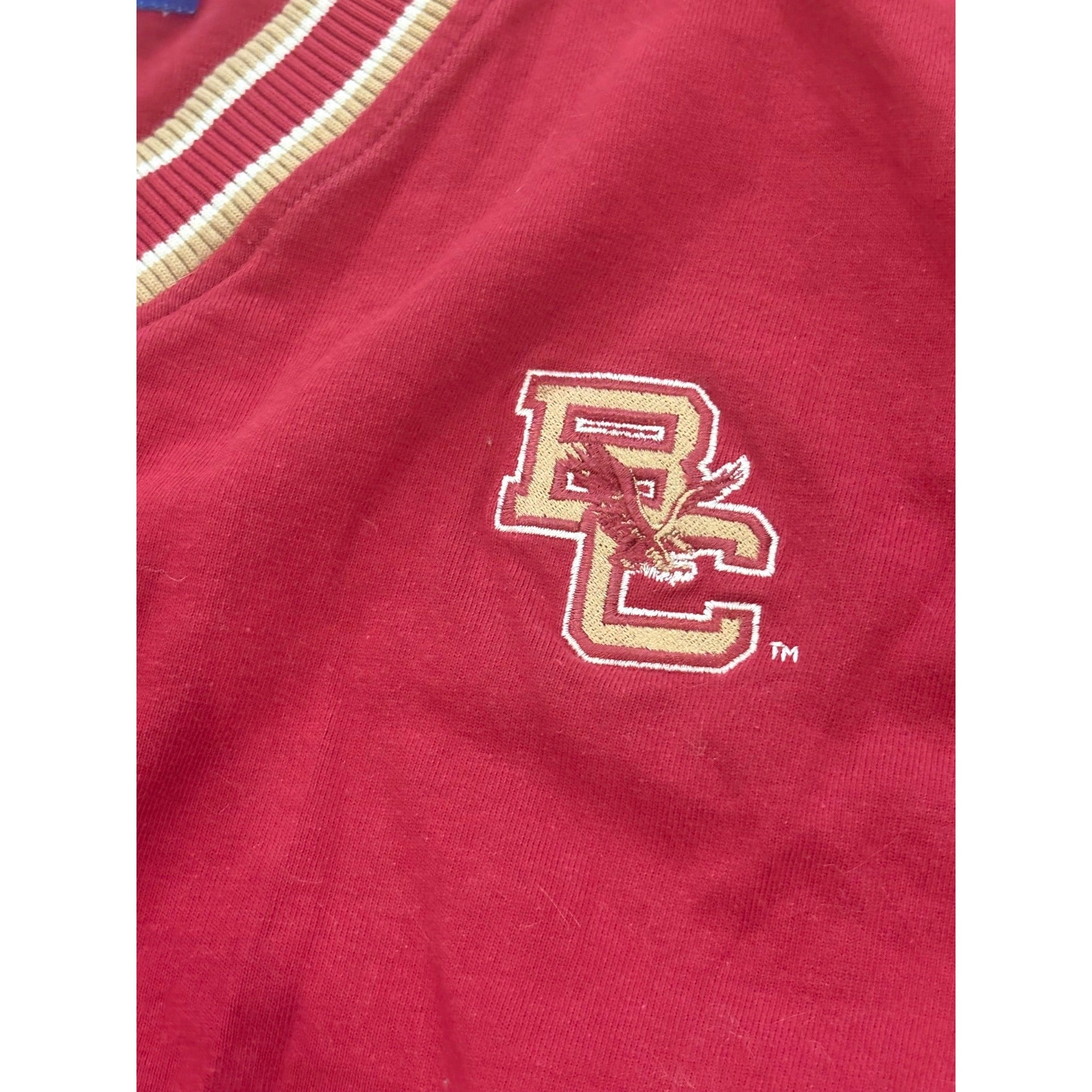 Vintage 90s Starter Boston College Eagle Pullover Sweater Vest Men's XL