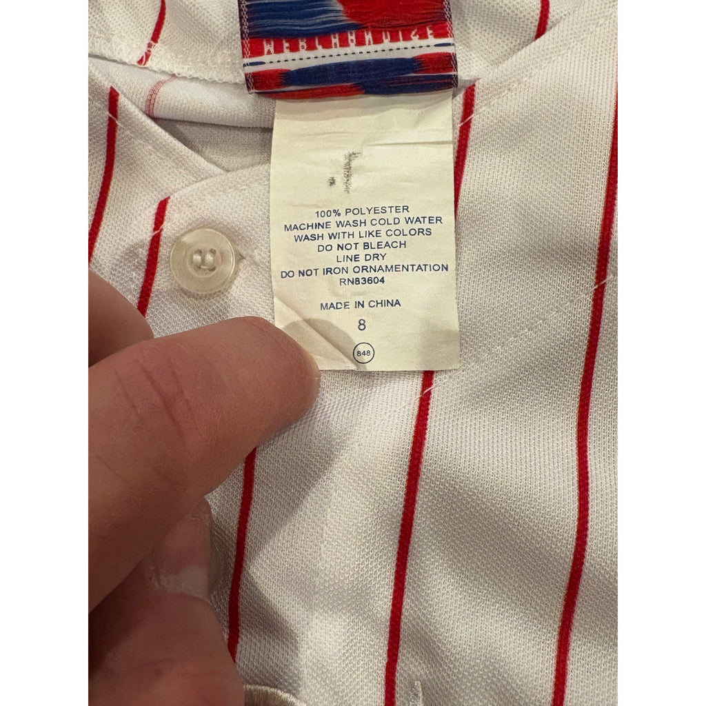 Majestic Philadelphia Phillies Chase Utley #26 MLB Baseball Jersey Youth Small 8