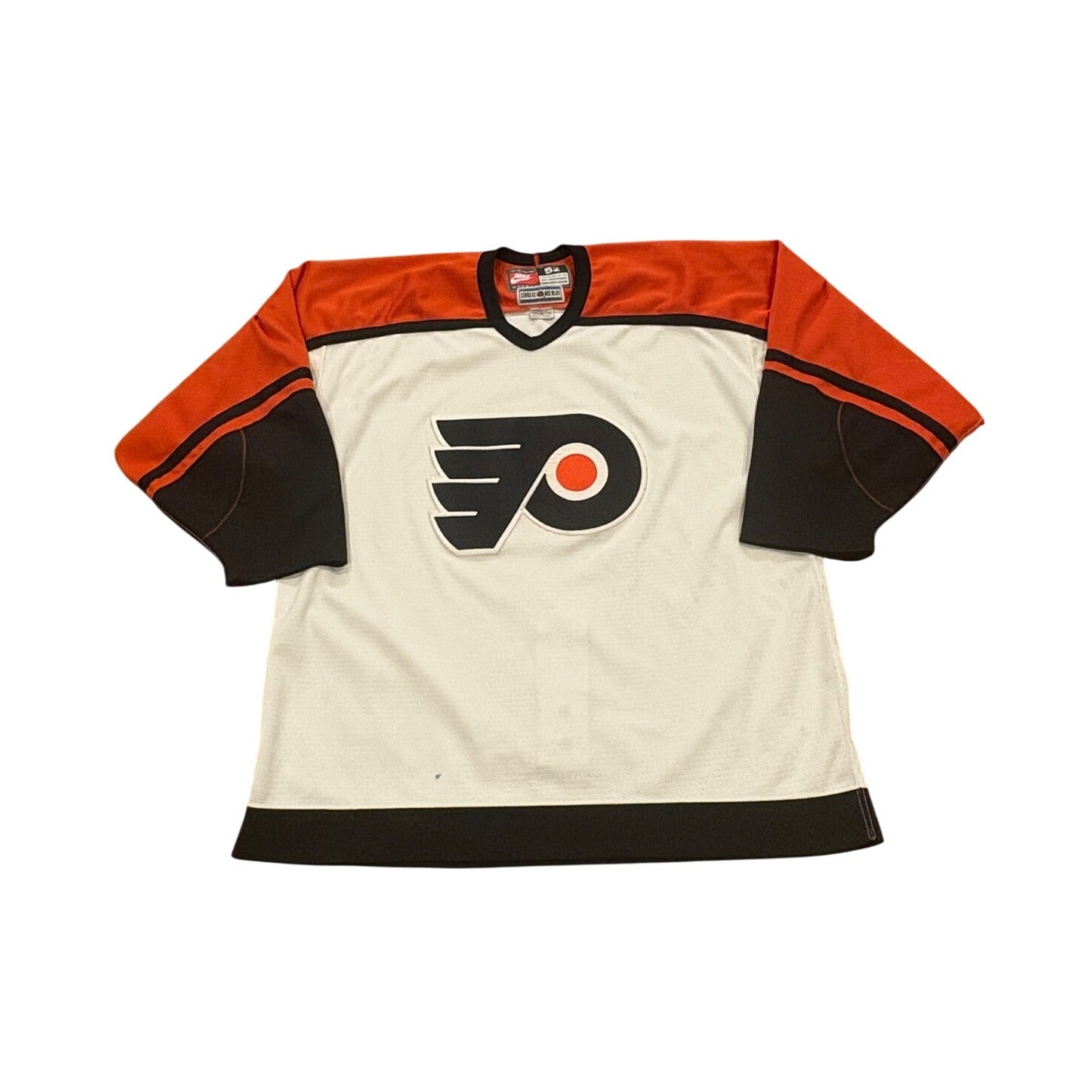 Vintage 90's Nike Center Ice Philadelphia Flyers Authentic NHL Hockey Jersey 52