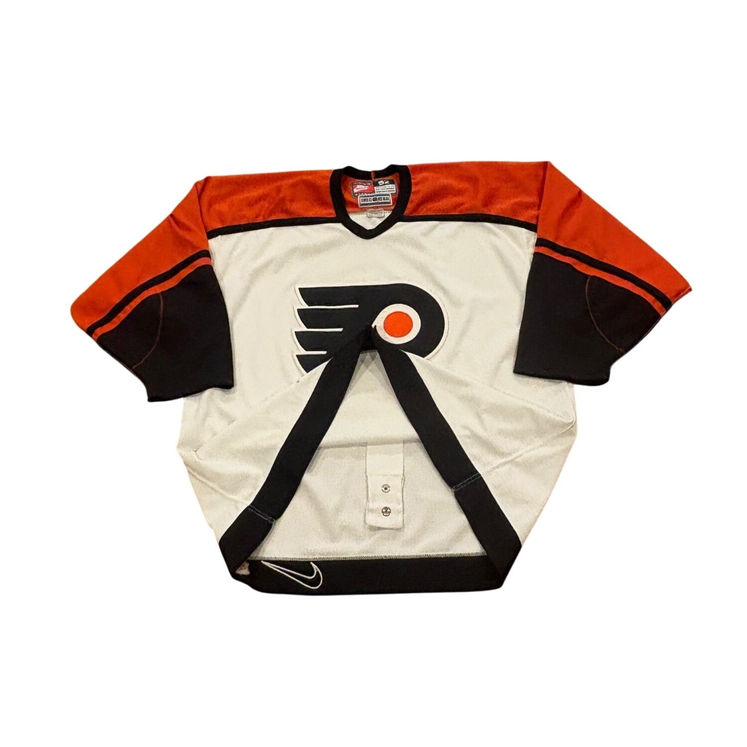 Vintage 90's Nike Center Ice Philadelphia Flyers Authentic NHL Hockey Jersey 52