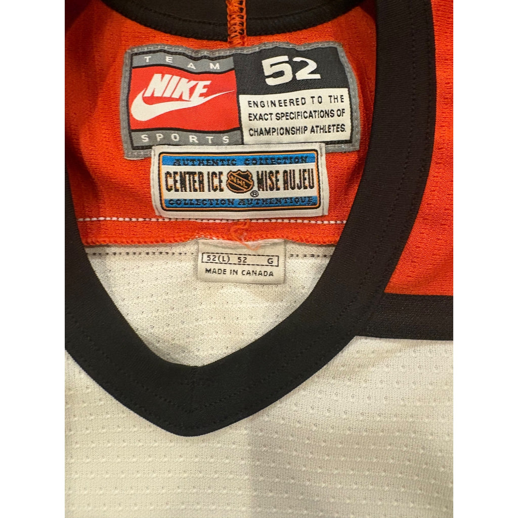 Vintage 90's Nike Center Ice Philadelphia Flyers Authentic NHL Hockey Jersey 52