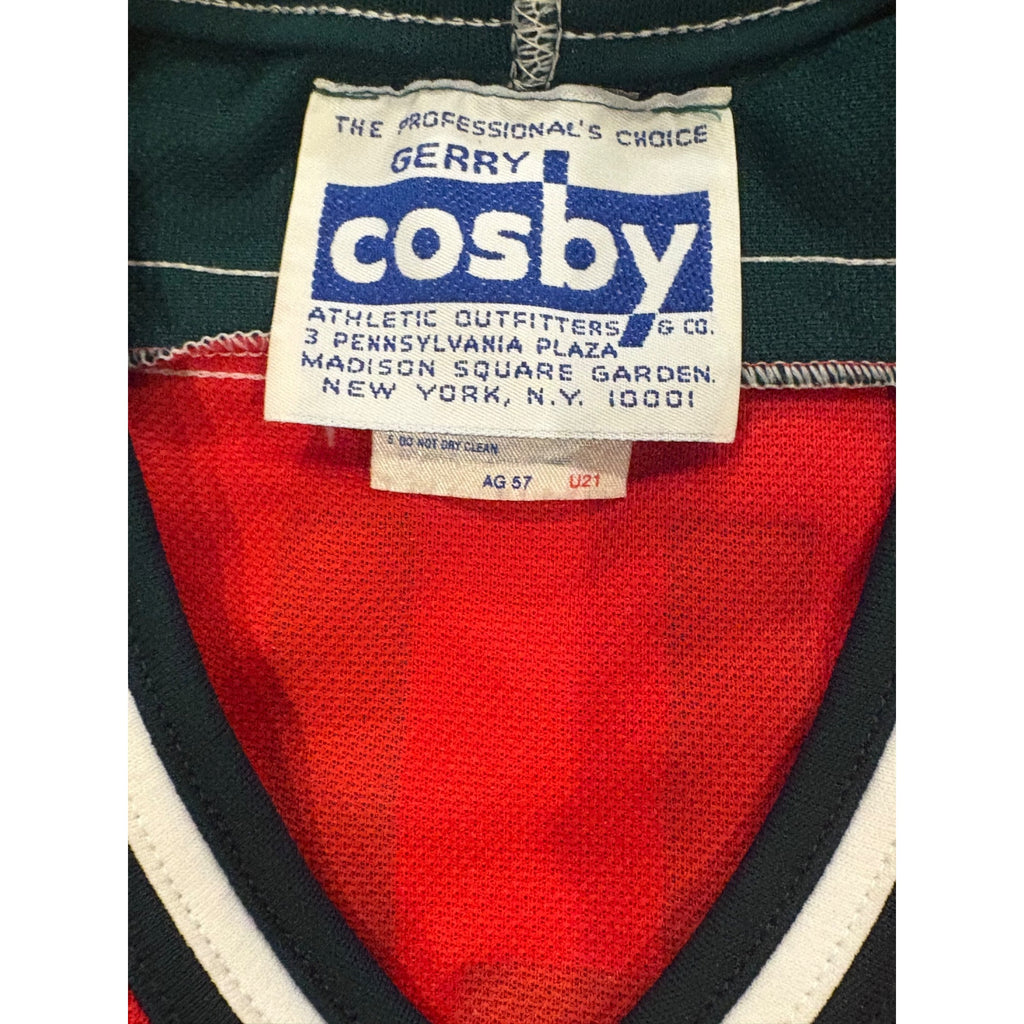 Vintage 80s Gerry Cosby CCM New Jersey Devils Kirk Muller #9 NHL Hockey Jersey M