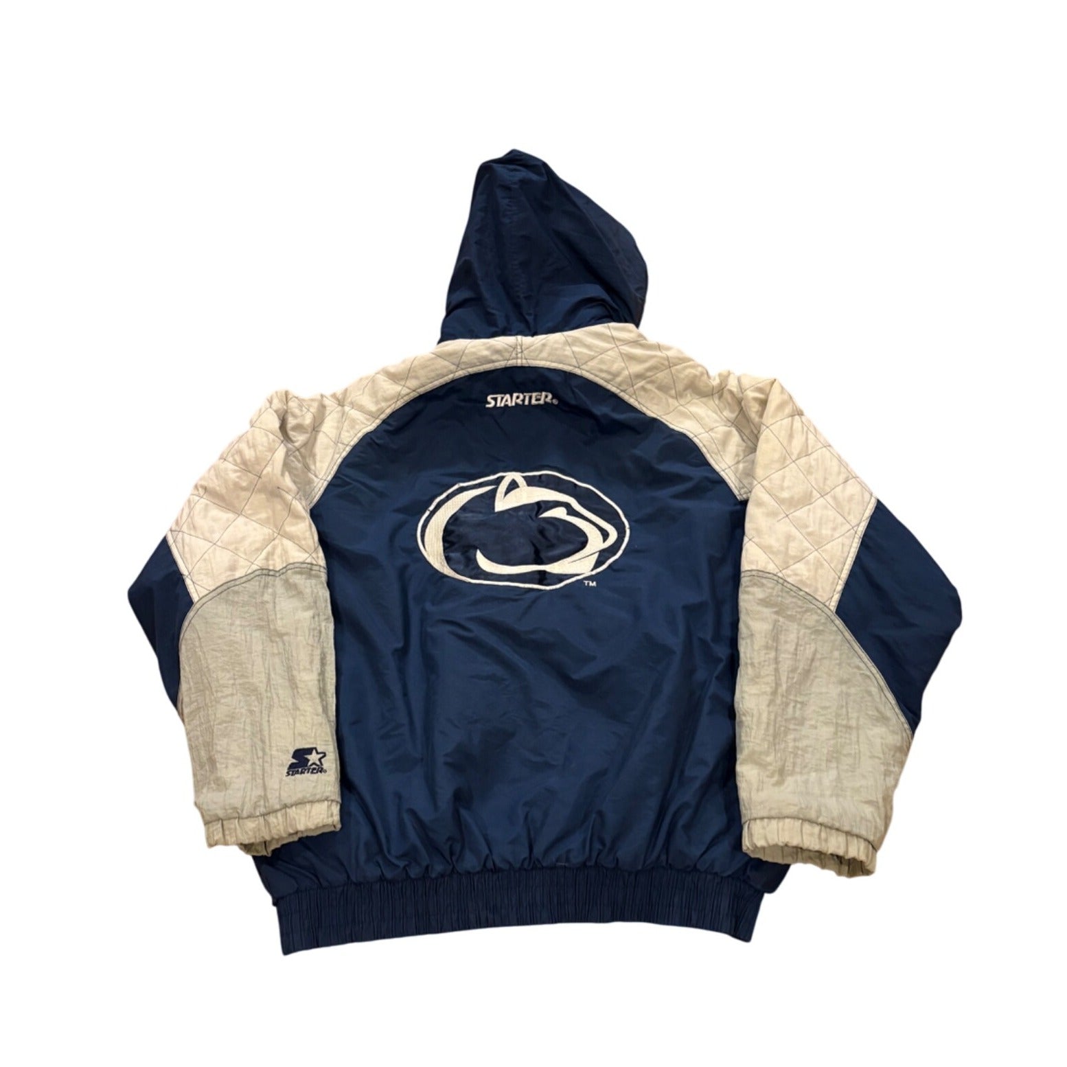 Vintage 1990's Starter Penn State Nittany Lions Hooded Puffer Jacket Men's XL