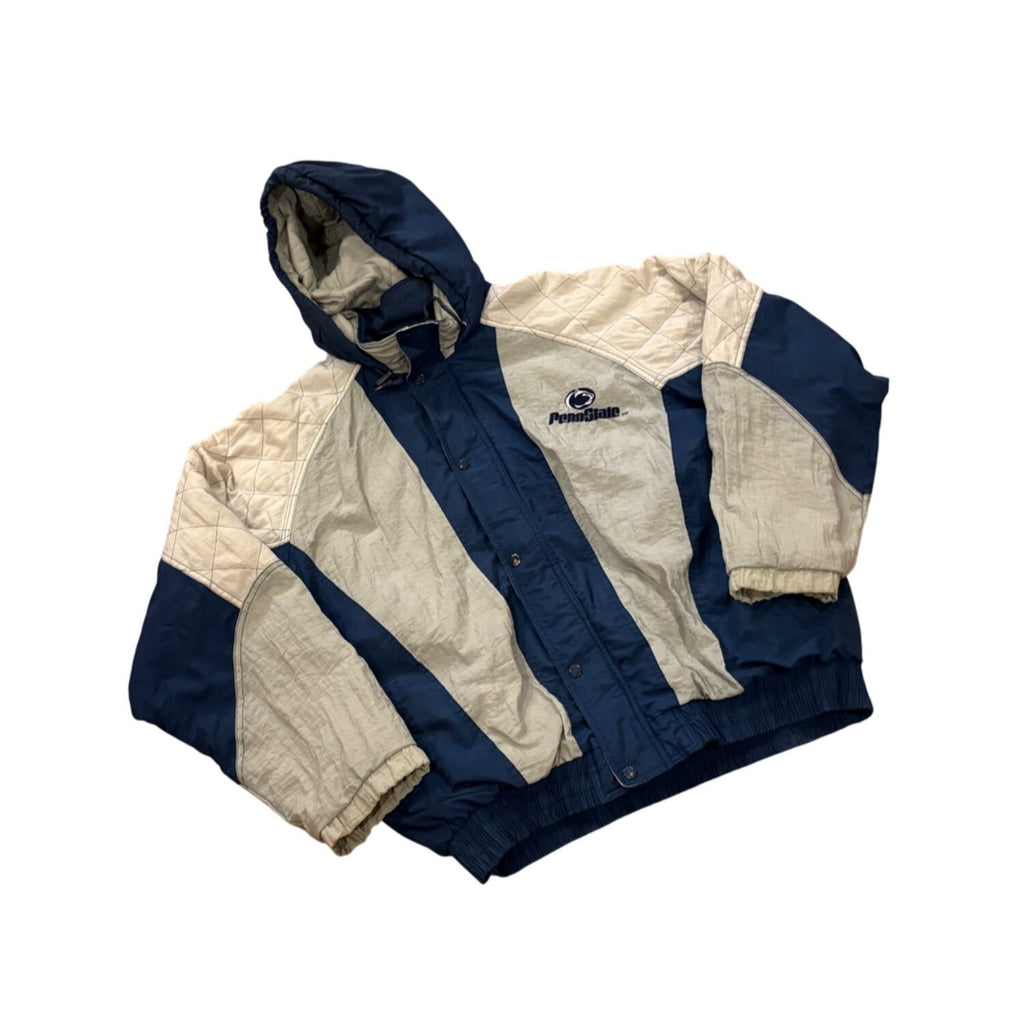 Vintage 1990's Starter Penn State Nittany Lions Hooded Puffer Jacket Men's XL