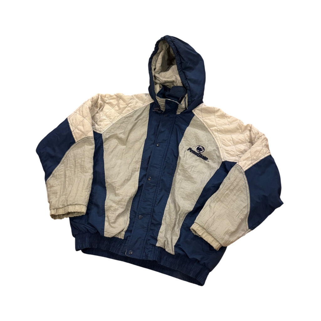 Vintage 1990's Starter Penn State Nittany Lions Hooded Puffer Jacket Men's XL