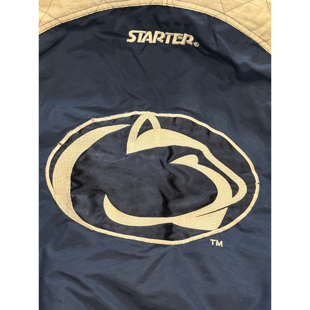 Vintage 1990's Starter Penn State Nittany Lions Hooded Puffer Jacket Men's XL