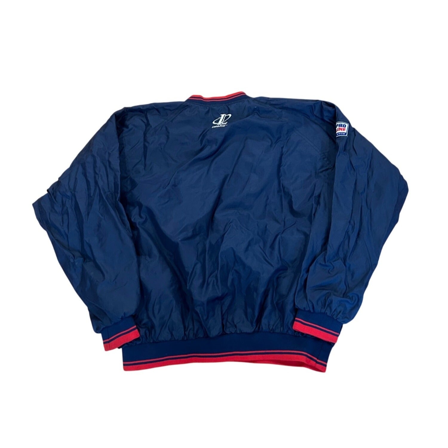 Vintage 1990's New England Patriots Logo Athletic NFL Pro Line Windbreaker XL