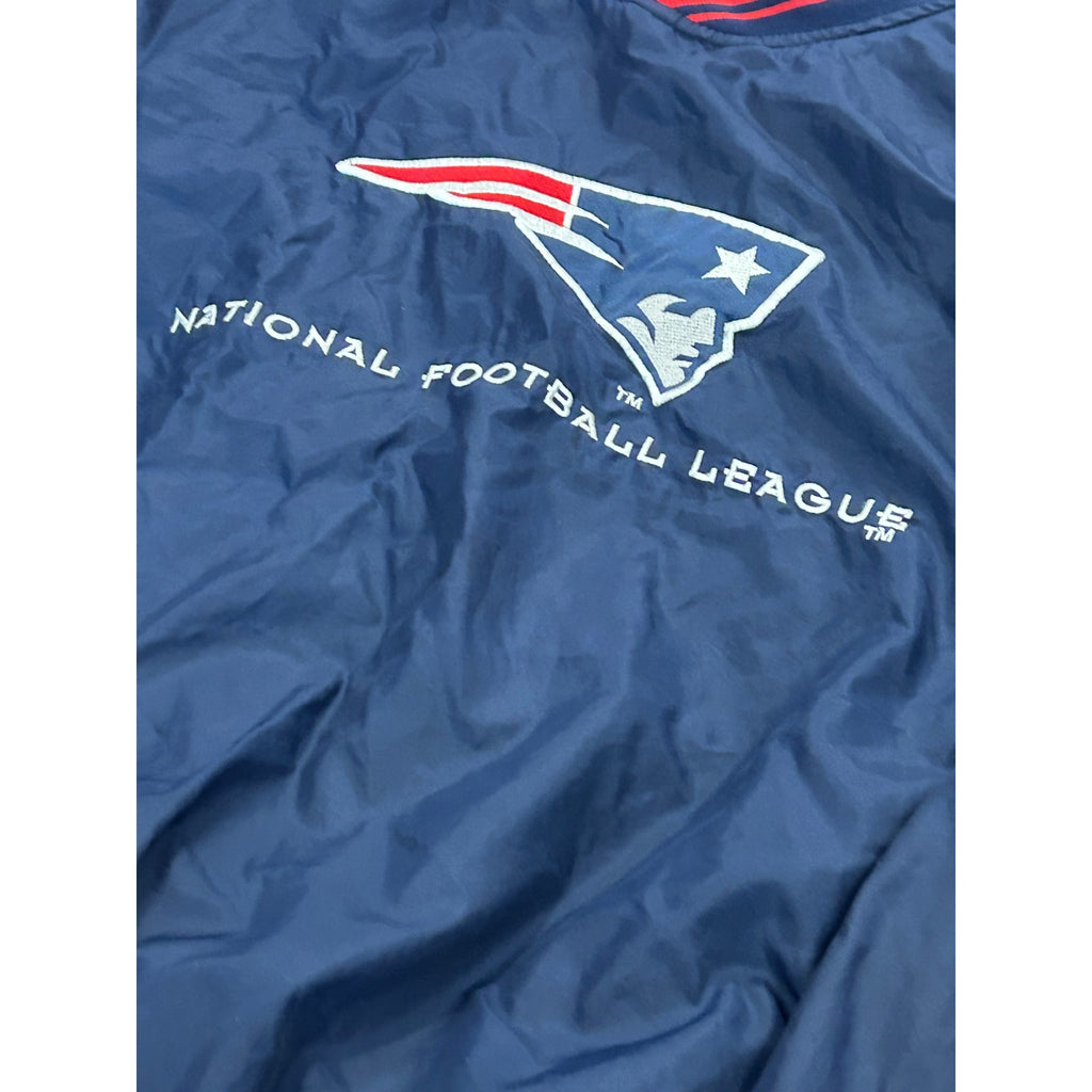 Vintage 1990's New England Patriots Logo Athletic NFL Pro Line Windbreaker XL