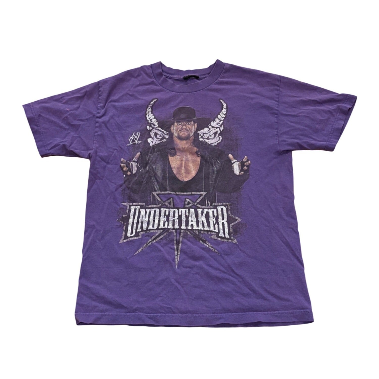Vintage 2000's WWE The Undertaker Wrestling T-Shirt Purple Men's Small