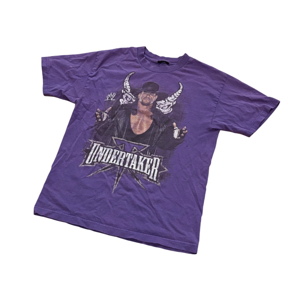 Vintage 2000's WWE The Undertaker Wrestling T-Shirt Purple Men's Small