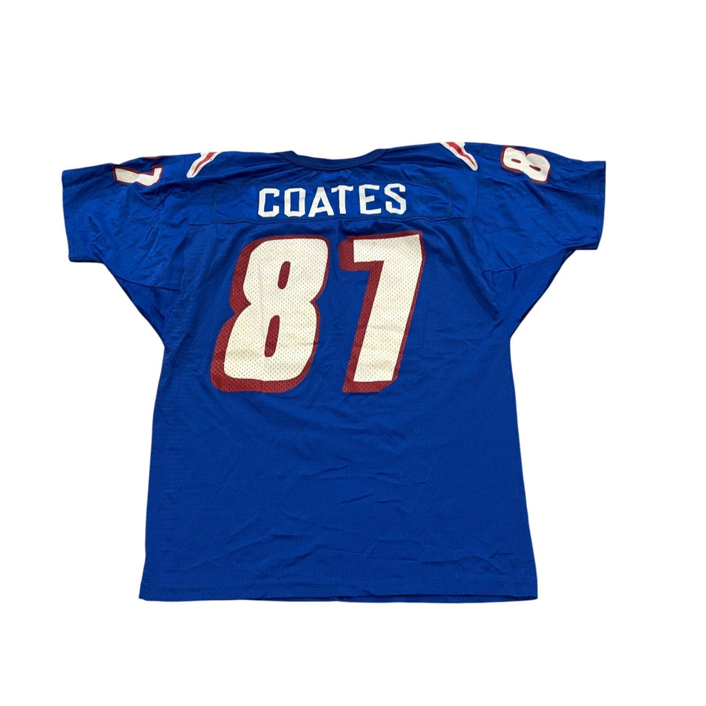 Vintage 90s Wilson New England Patriots Ben Coates #87 NFL Football Jersey Large