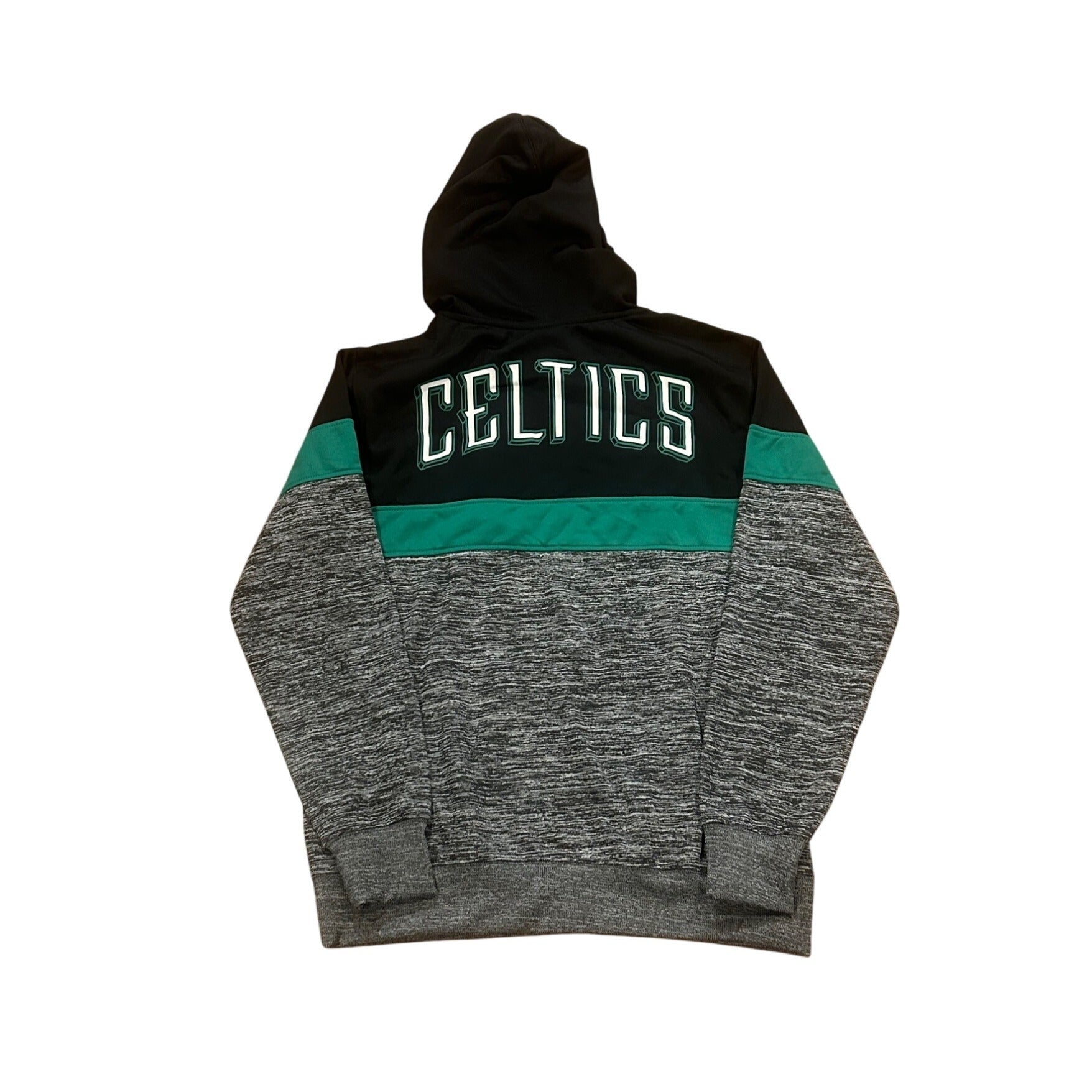 Boston Celtics NBA U Hooded Sweatshirt Gray Black Men's Medium NWT
