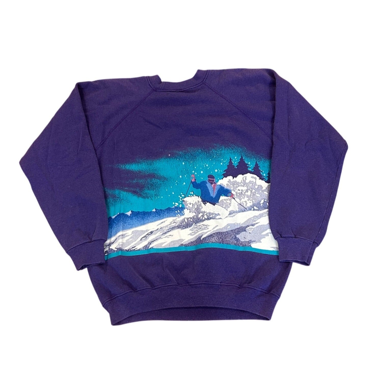 Vintage 1989 San Segal Killington Ski Resort Double Sided Sweatshirt Hanes Large