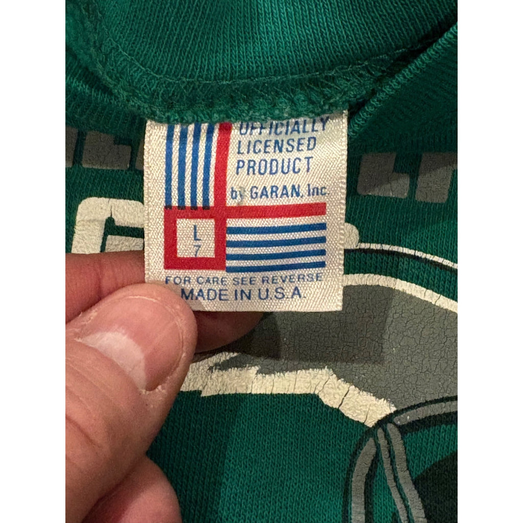 Vintage 80's Philadelphia Eagles Garan NFL Crewneck Sweatshirt Kids Size 7