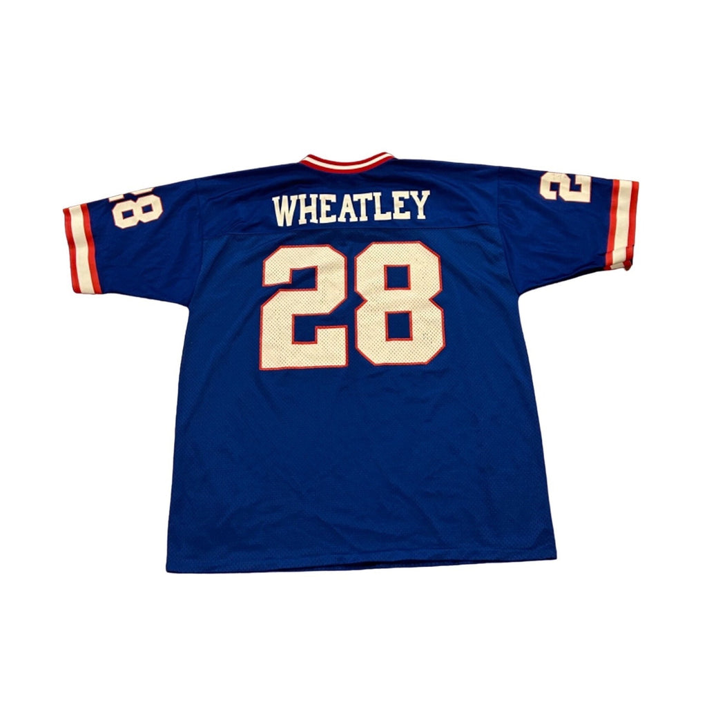 Vintage 1990's New York Giants Tyronne Wheatley #28 Logo Athletic NFL Jersey L