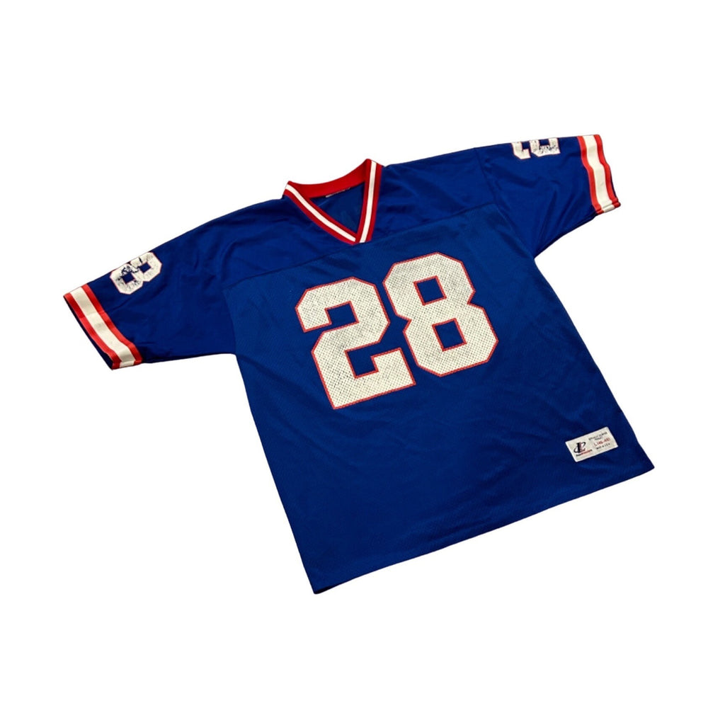 Vintage 1990's New York Giants Tyronne Wheatley #28 Logo Athletic NFL Jersey L