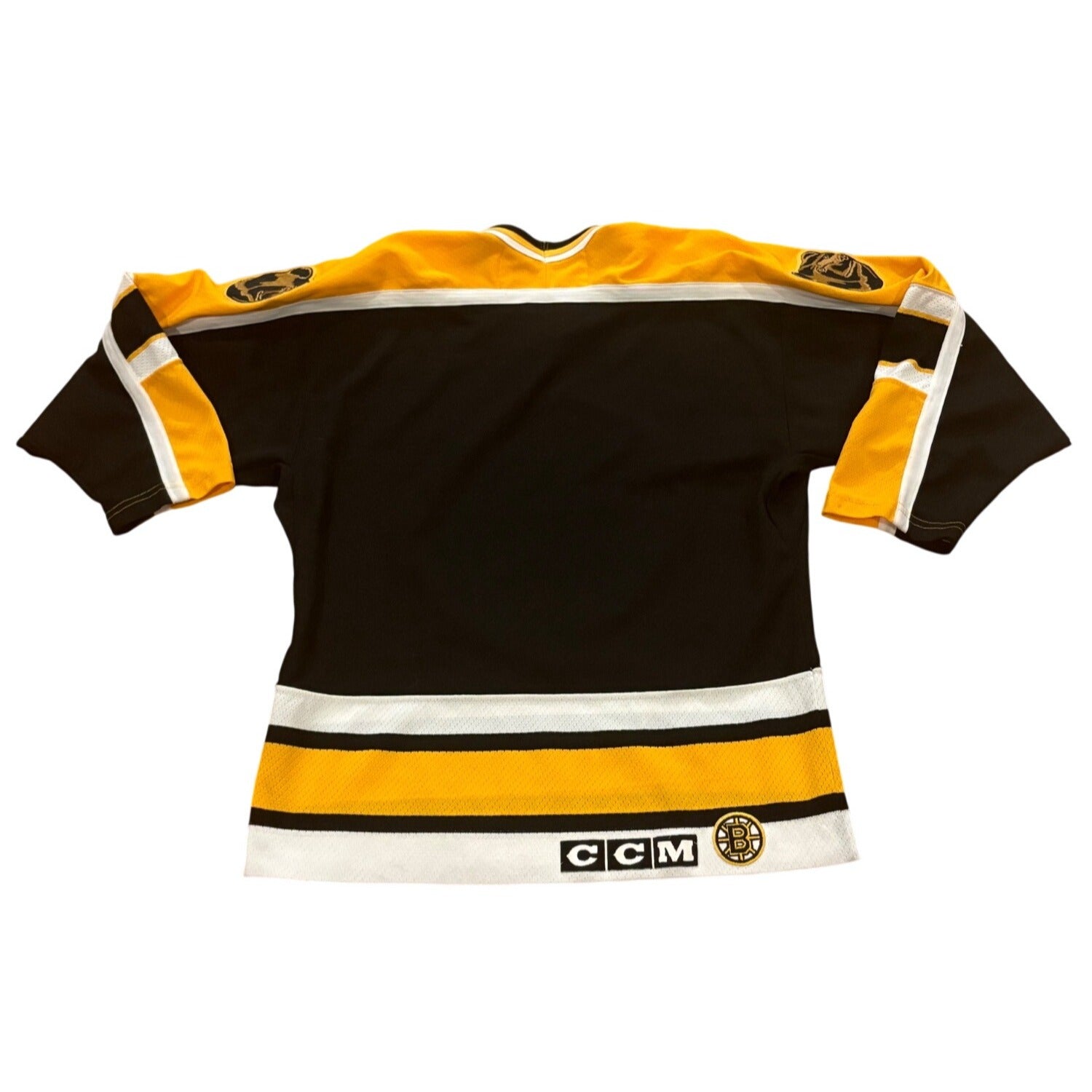 Vintage 90s CCM Boston Bruins Stitched NHL Hockey Jersey Black Youth Size L/XL