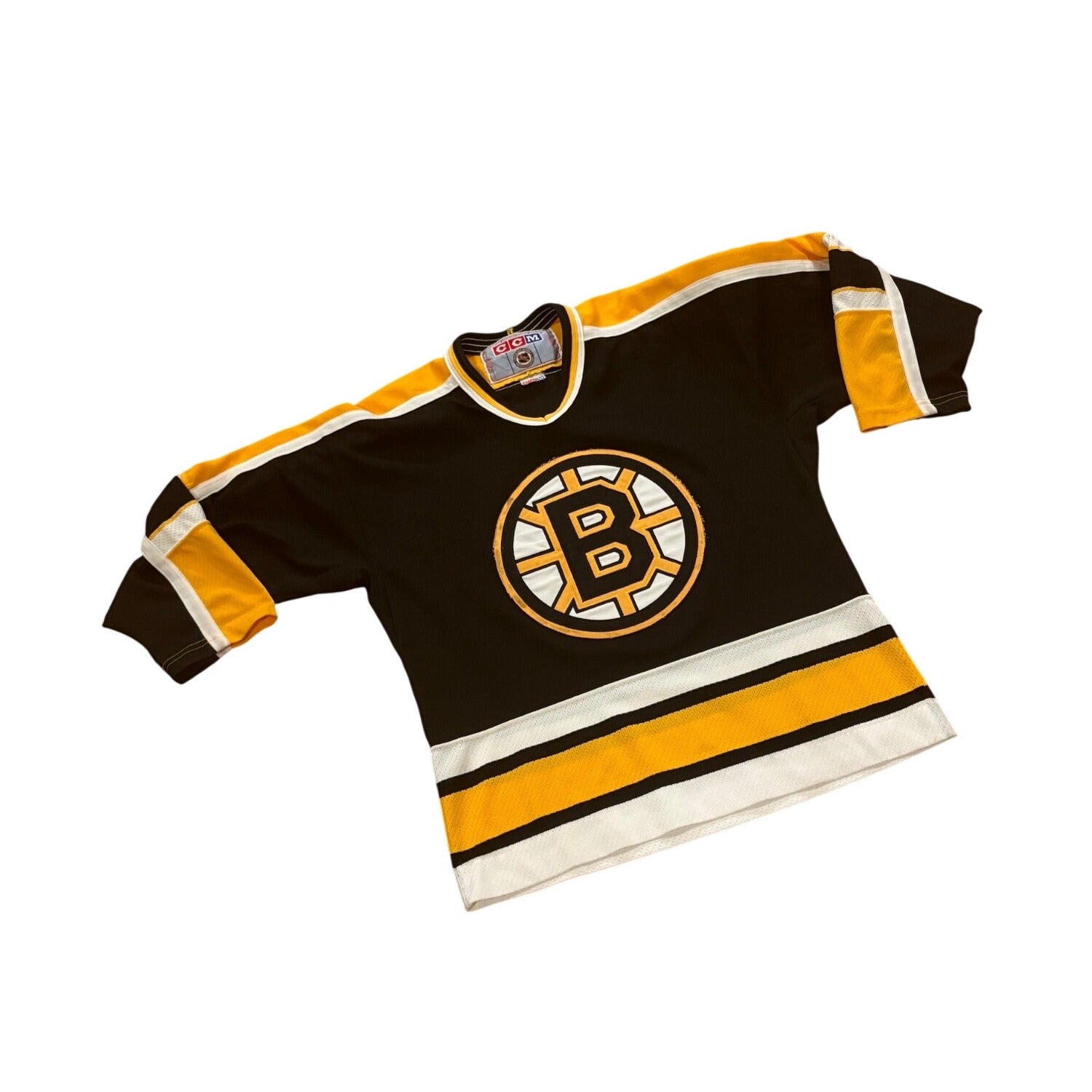 Vintage 90s CCM Boston Bruins Stitched NHL Hockey Jersey Black Youth Size L/XL