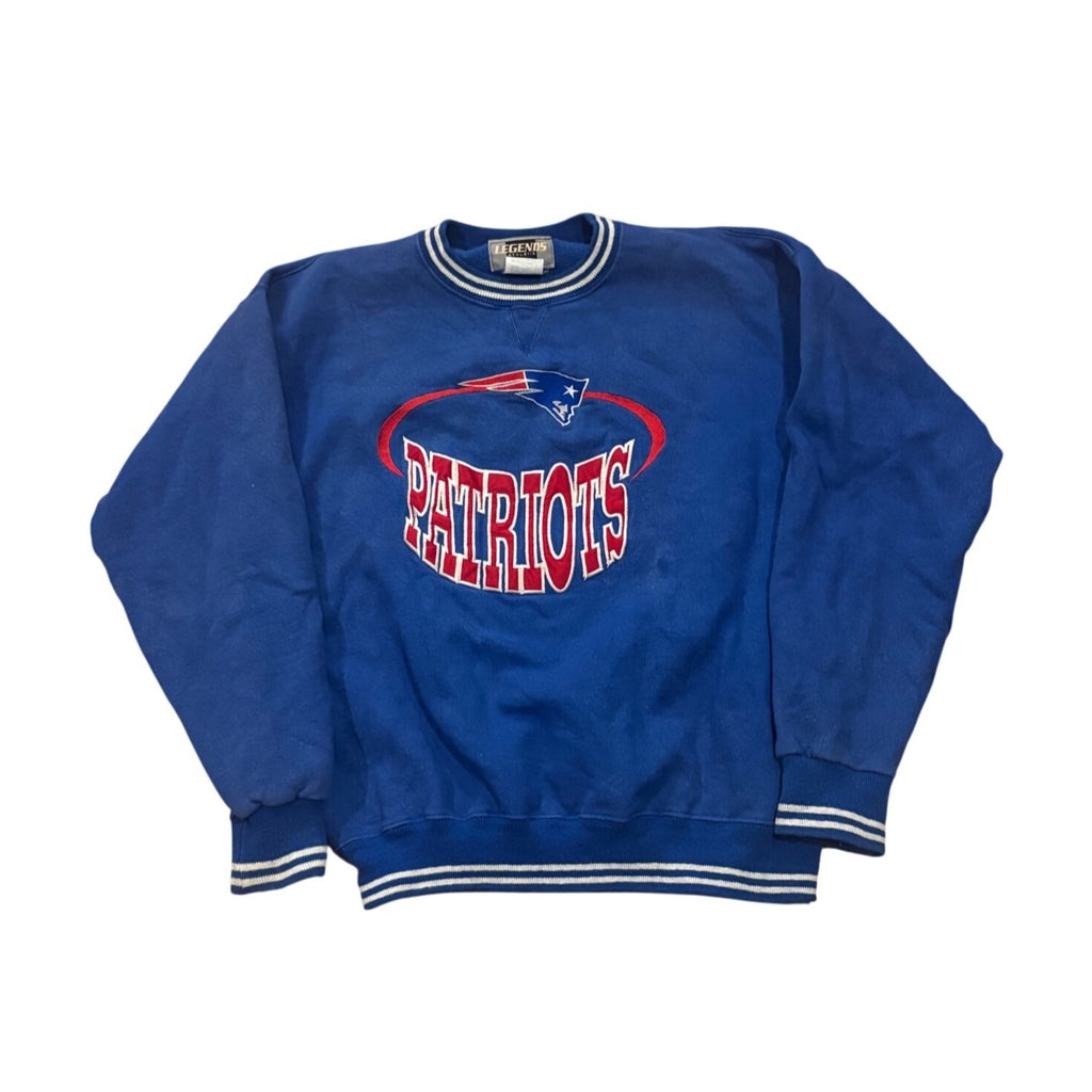 Vintage 90s Legends Athletic New England Patriots NFL Crewneck Sweatshirt Yth L