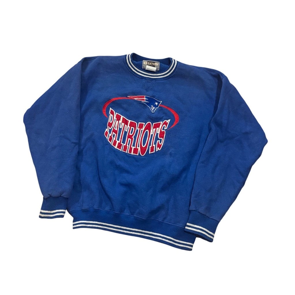 Vintage 90s Legends Athletic New England Patriots NFL Crewneck Sweatshirt Yth L