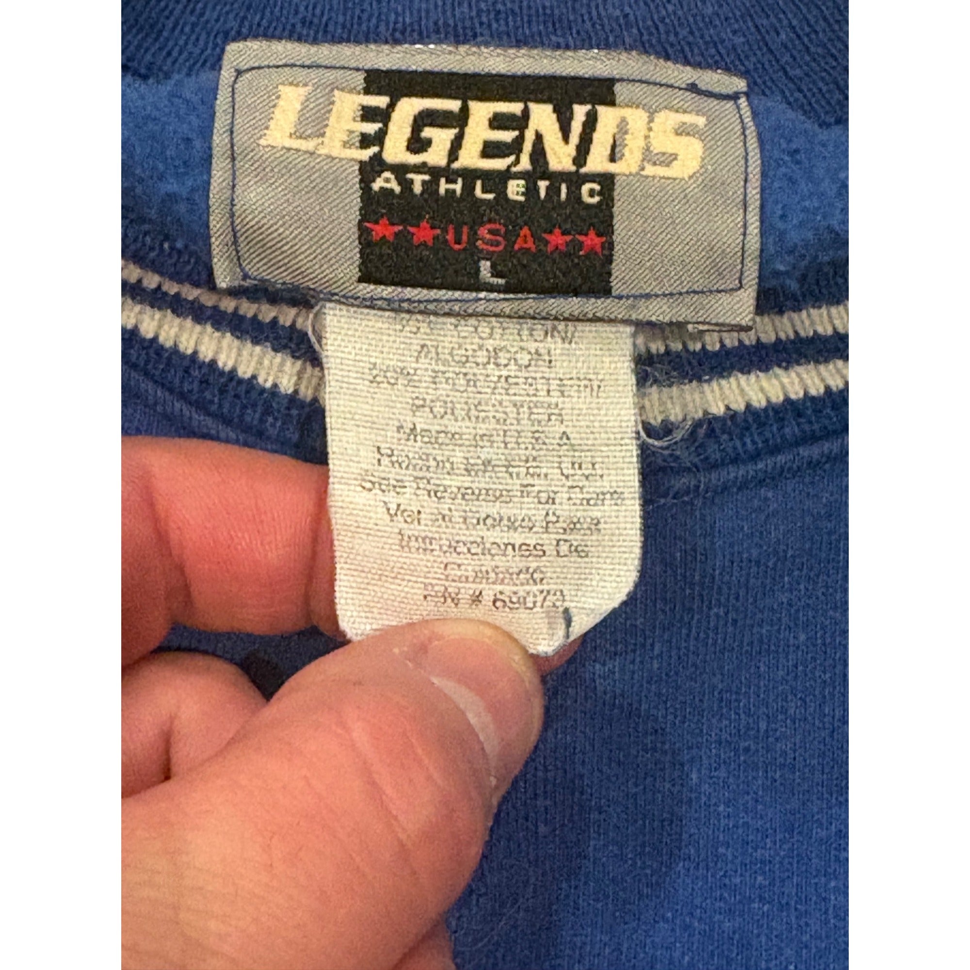 Vintage 90s Legends Athletic New England Patriots NFL Crewneck Sweatshirt Yth L