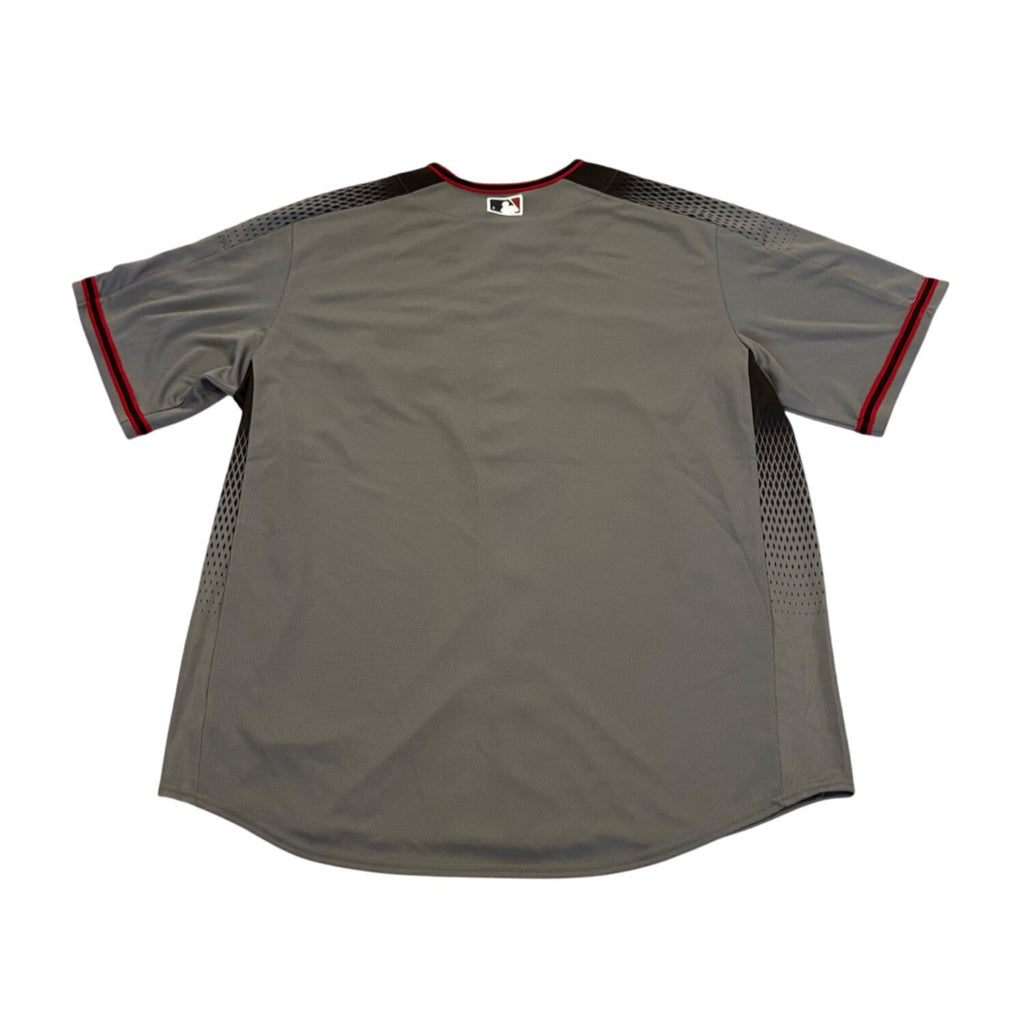 Majestic Arizona Diamondbacks Cool Base MLB Baseball Gray Men's Size XL NEW