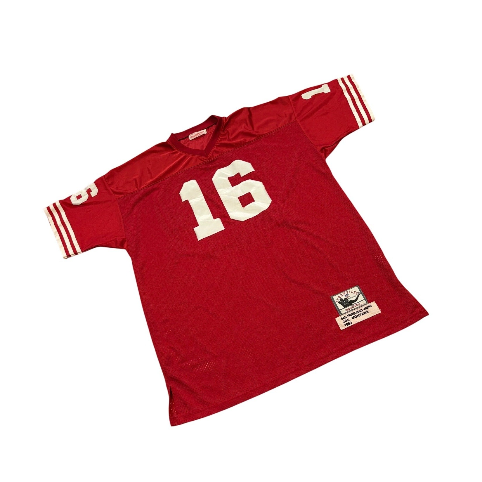 Mitchell & Ness 1989 San Francisco 49ers Joe Montana #16 NFL Jersey Men's 54
