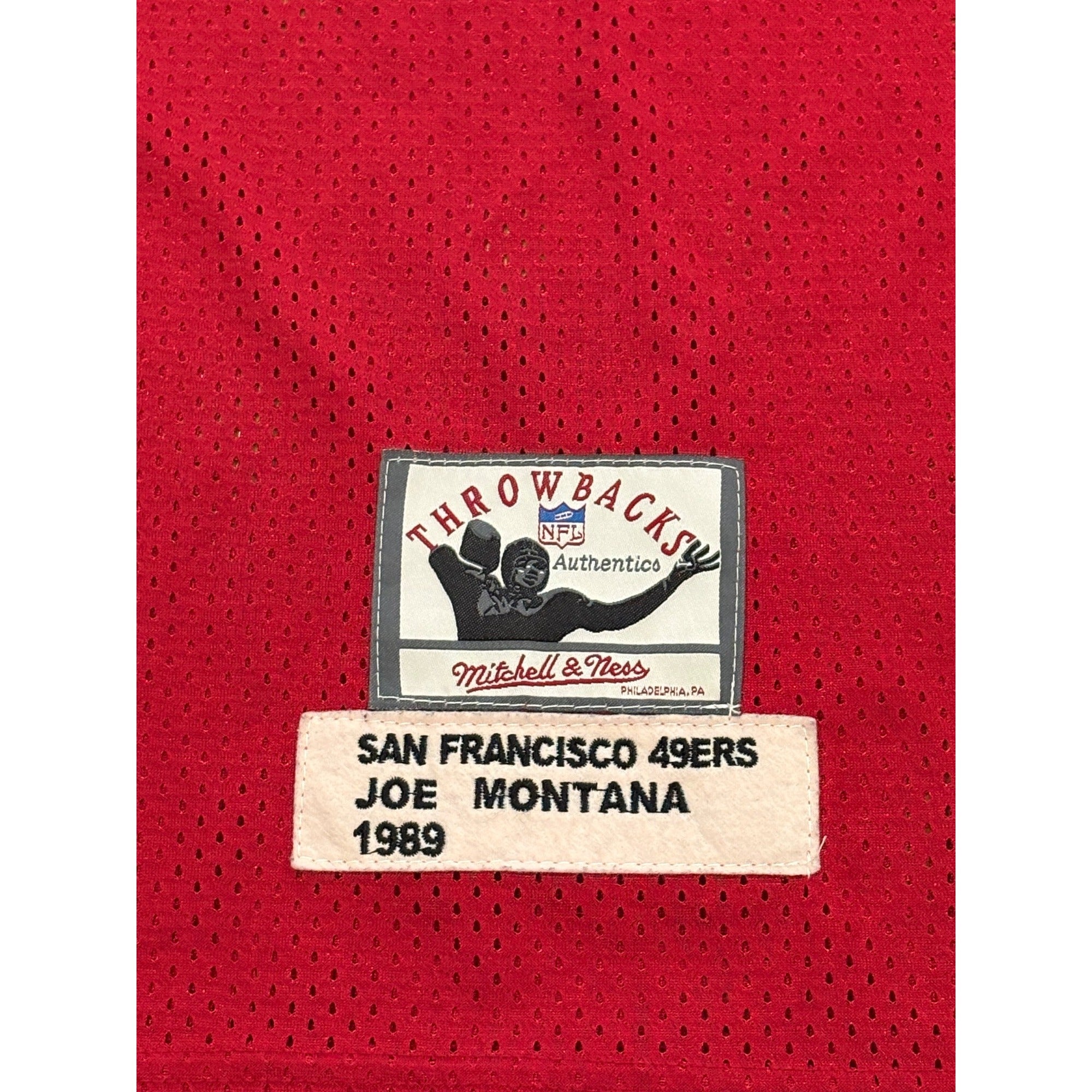 Mitchell & Ness 1989 San Francisco 49ers Joe Montana #16 NFL Jersey Men's 54