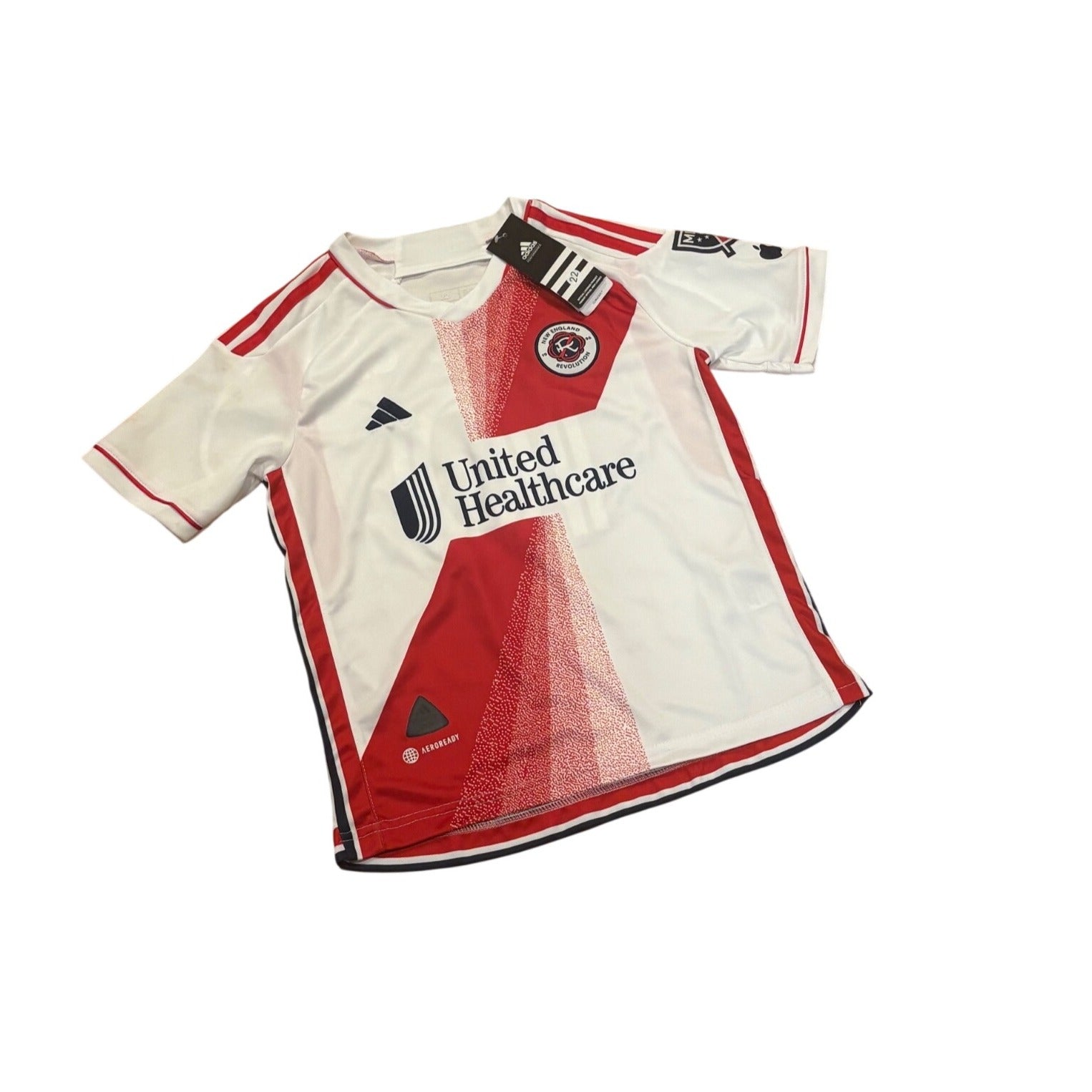 Adidas 2023 New England Revolution Charles Gil #10 MLS Away Kit Soccer Jersey YL