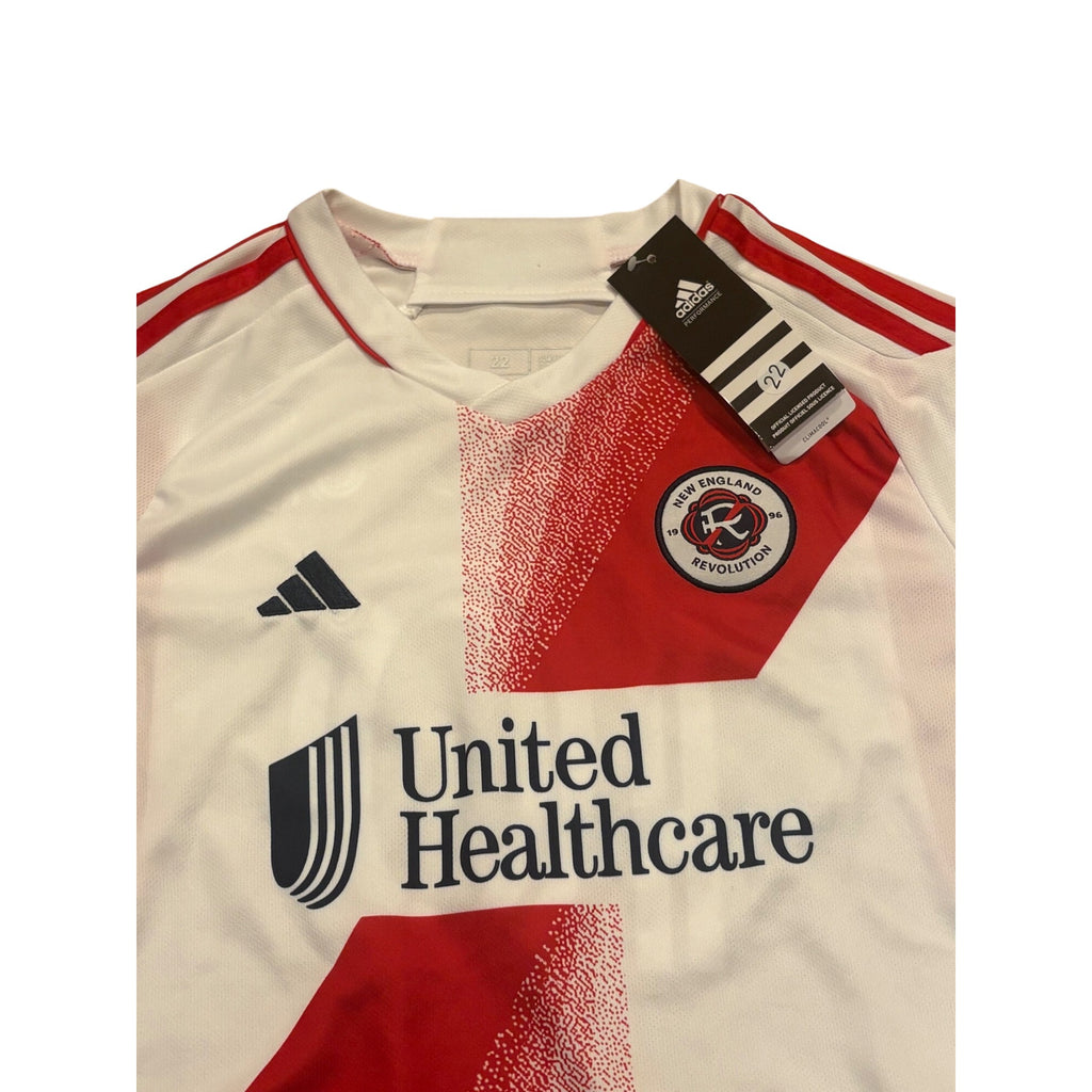 Adidas 2023 New England Revolution Charles Gil #10 MLS Away Kit Soccer Jersey YL